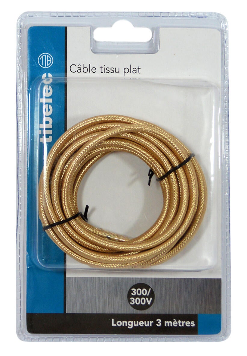 Fil rayonne TIBELEC, tissu, or - 5