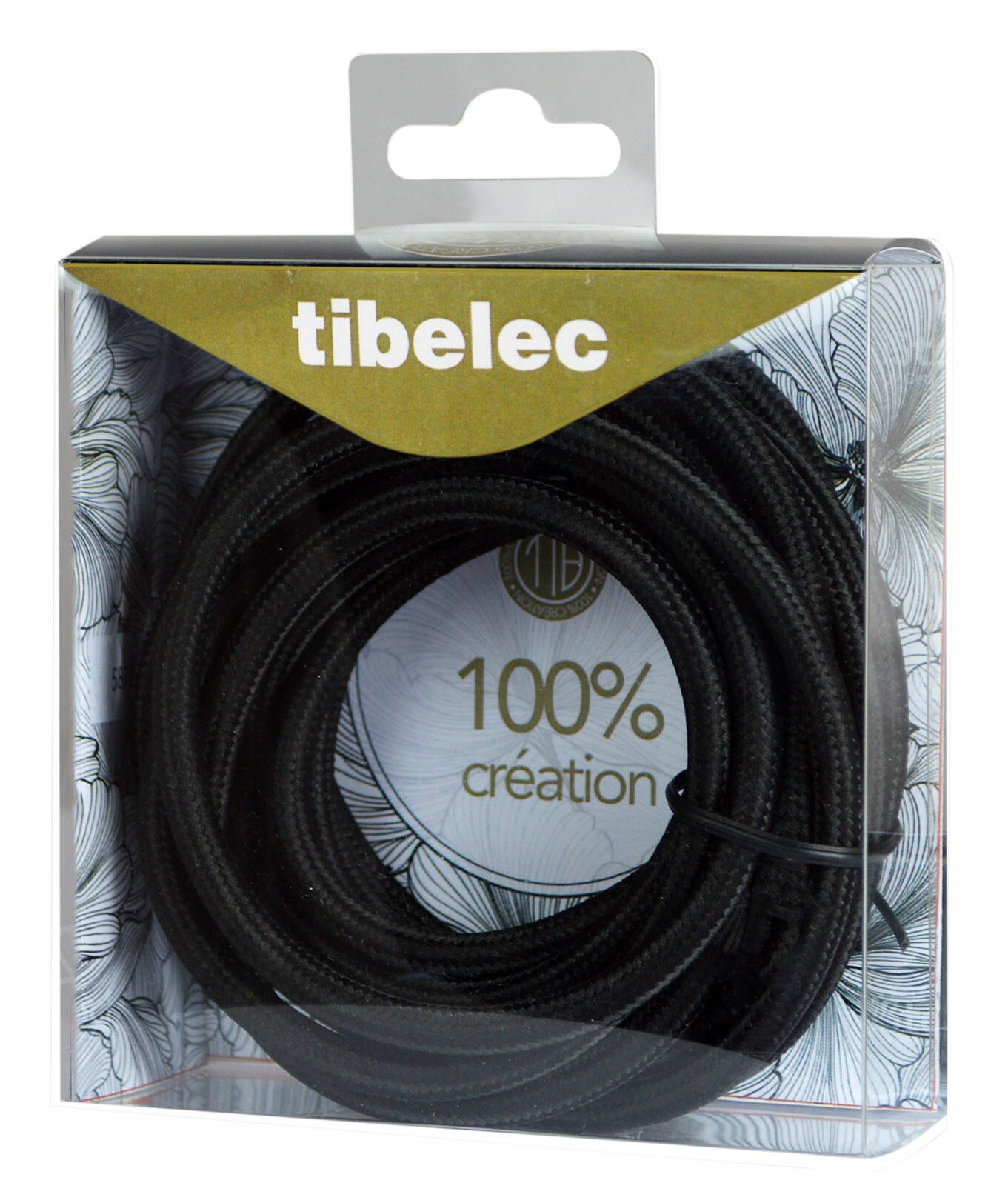 Câble 073420, TIBELEC noir, 3 m - 5