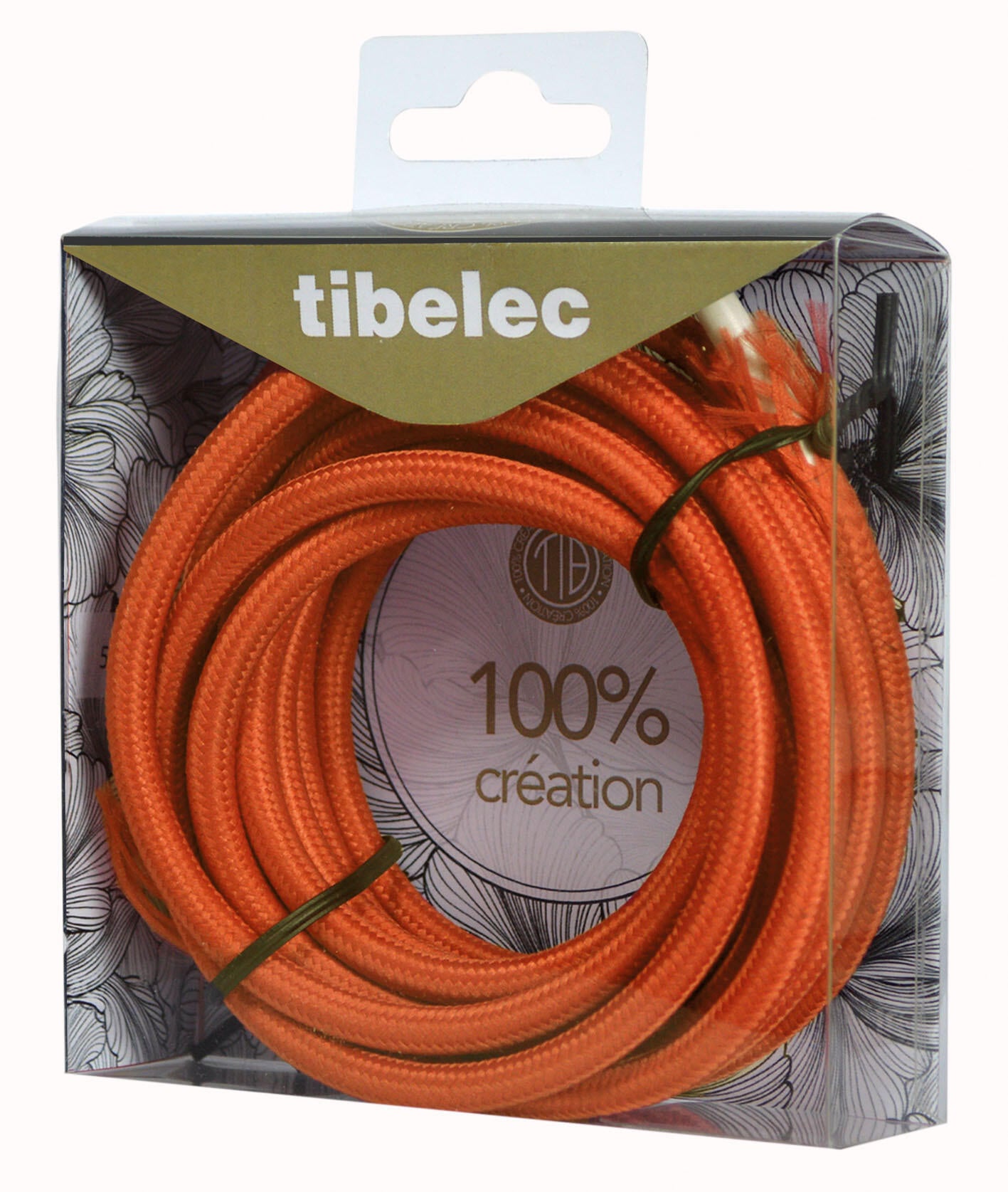 Câble 073450, TIBELEC orange, 30 cm - 5