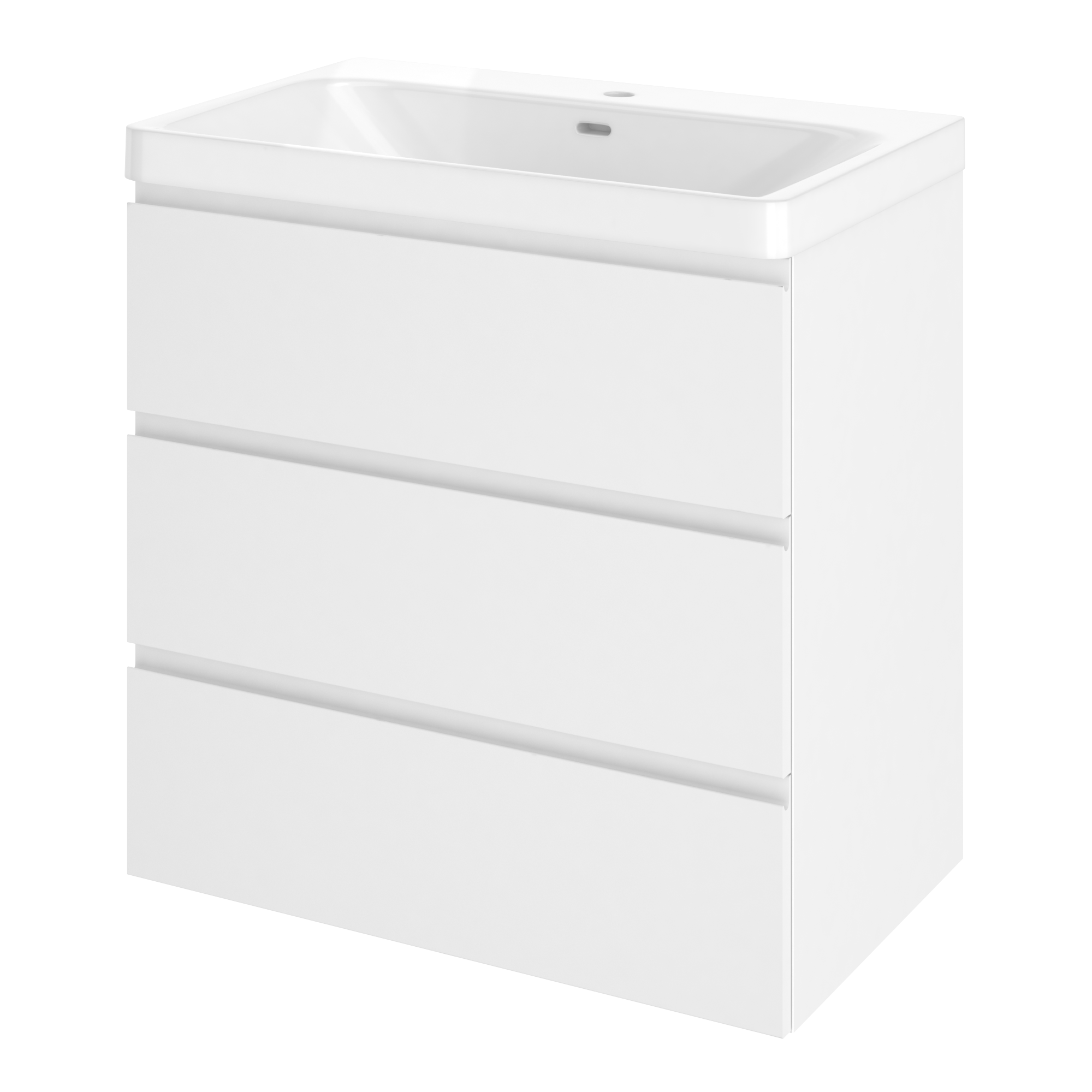 Plan simple vasque Remix Céramique l.76.3 x P.49,7cm/vidage inclus - 9