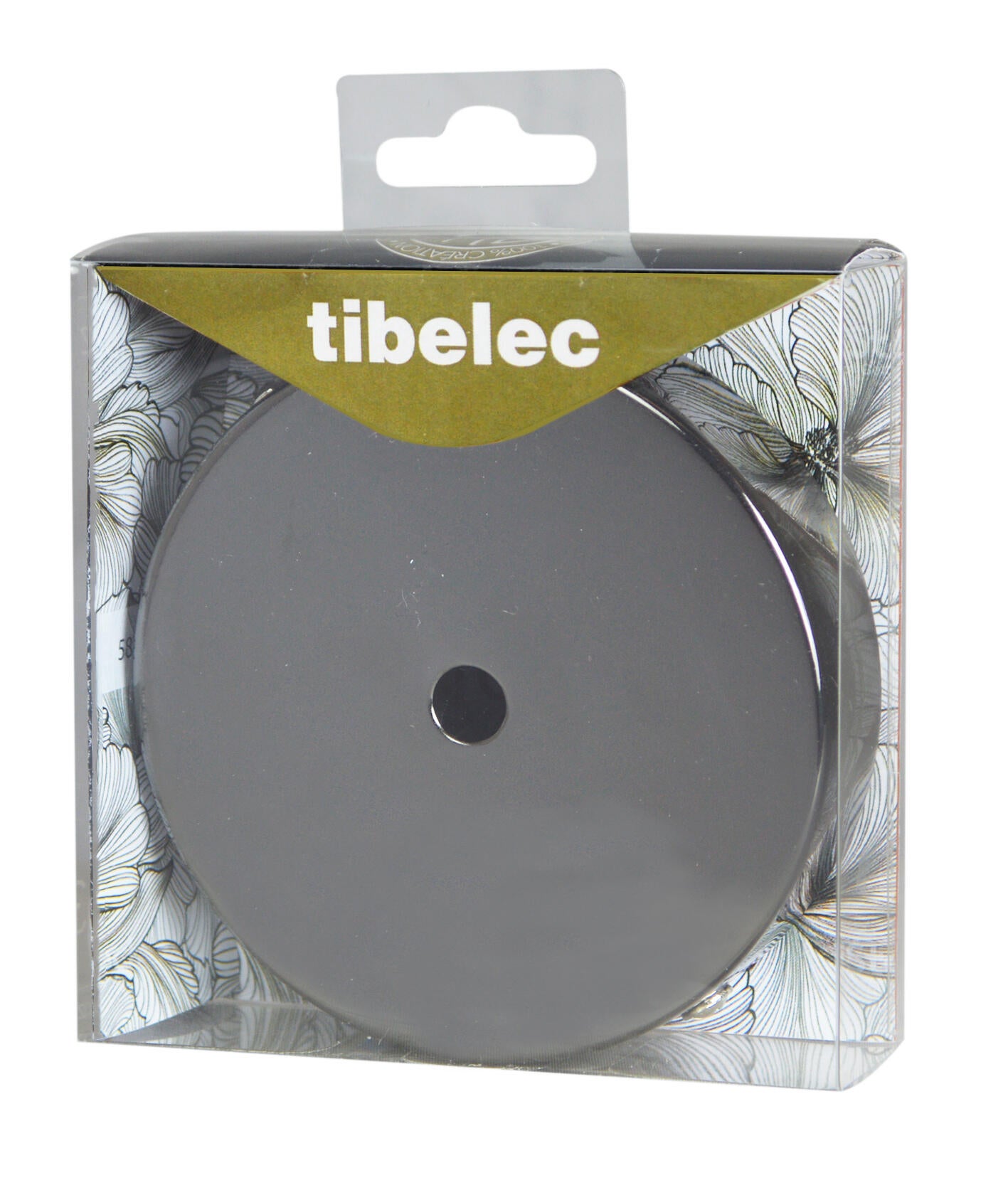 Pavillon métal, perlé, d.10cm, TIBELEC noir - 4