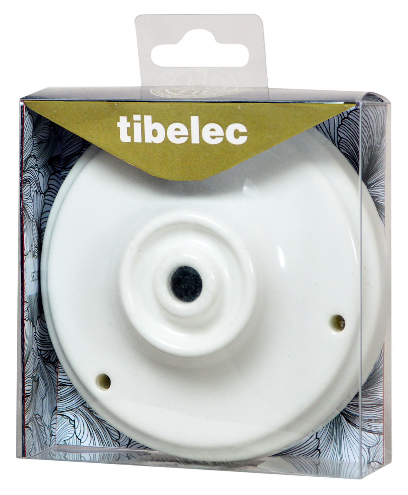 Pavillon céramique, d.10.5cm, TIBELEC blanc - 2