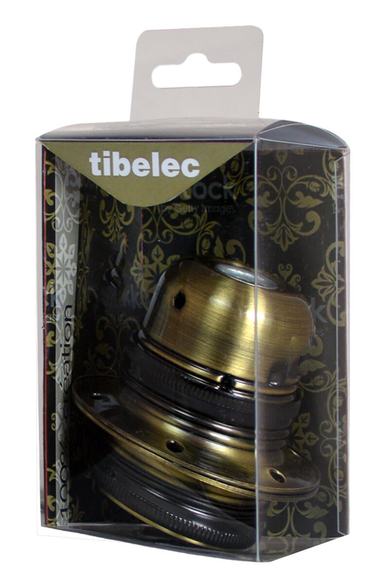 Douille e27 filetage fer bronze TIBELEC - 2