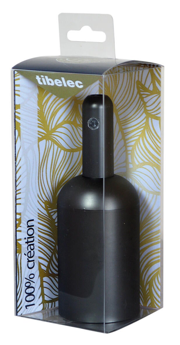 Douille e27 filetage fer anthracite TIBELEC - 2