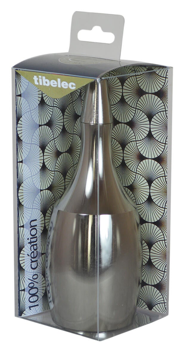 Douille e27 filetage aluminium argent TIBELEC - 2