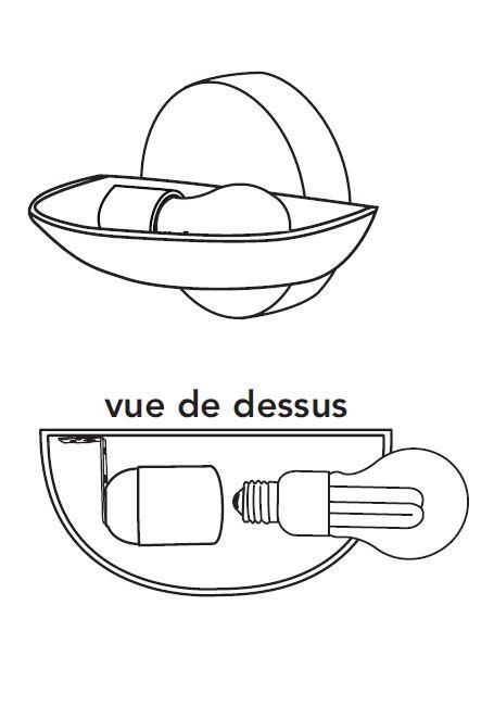 Douille à vis E27 plastique, blanc - 2