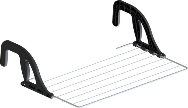 Séchoir à accrocher sur un balcon ou une porte 5M FILPLAST