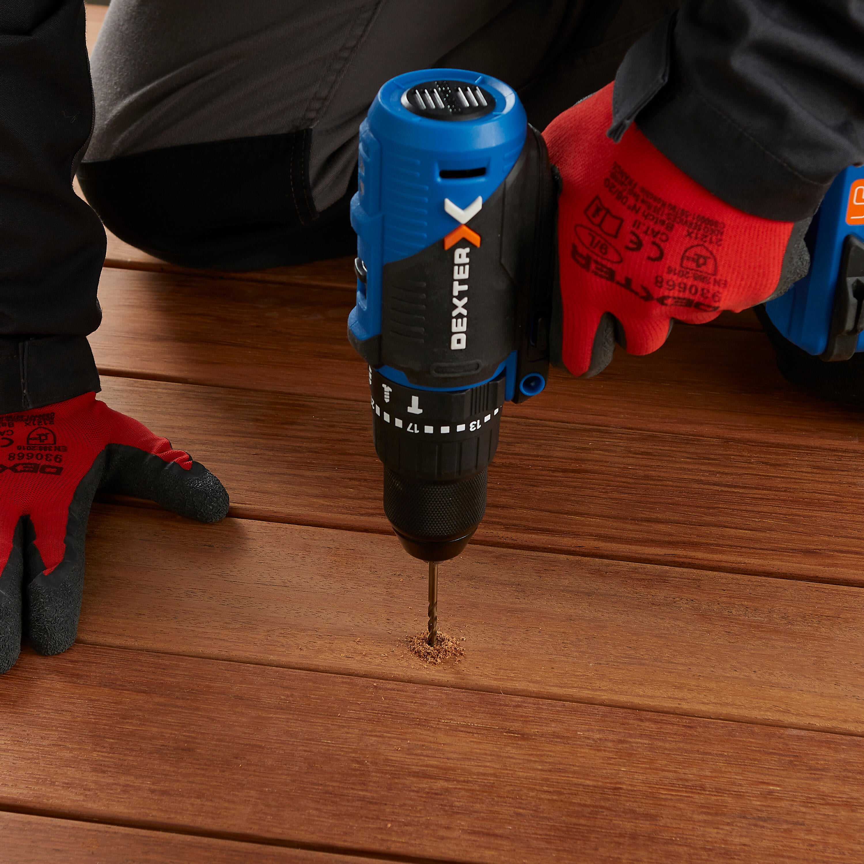 Punta elicoidale per legno codolo cilindrico DEXTER PRO L 75 mm Ø 4 mm - 2