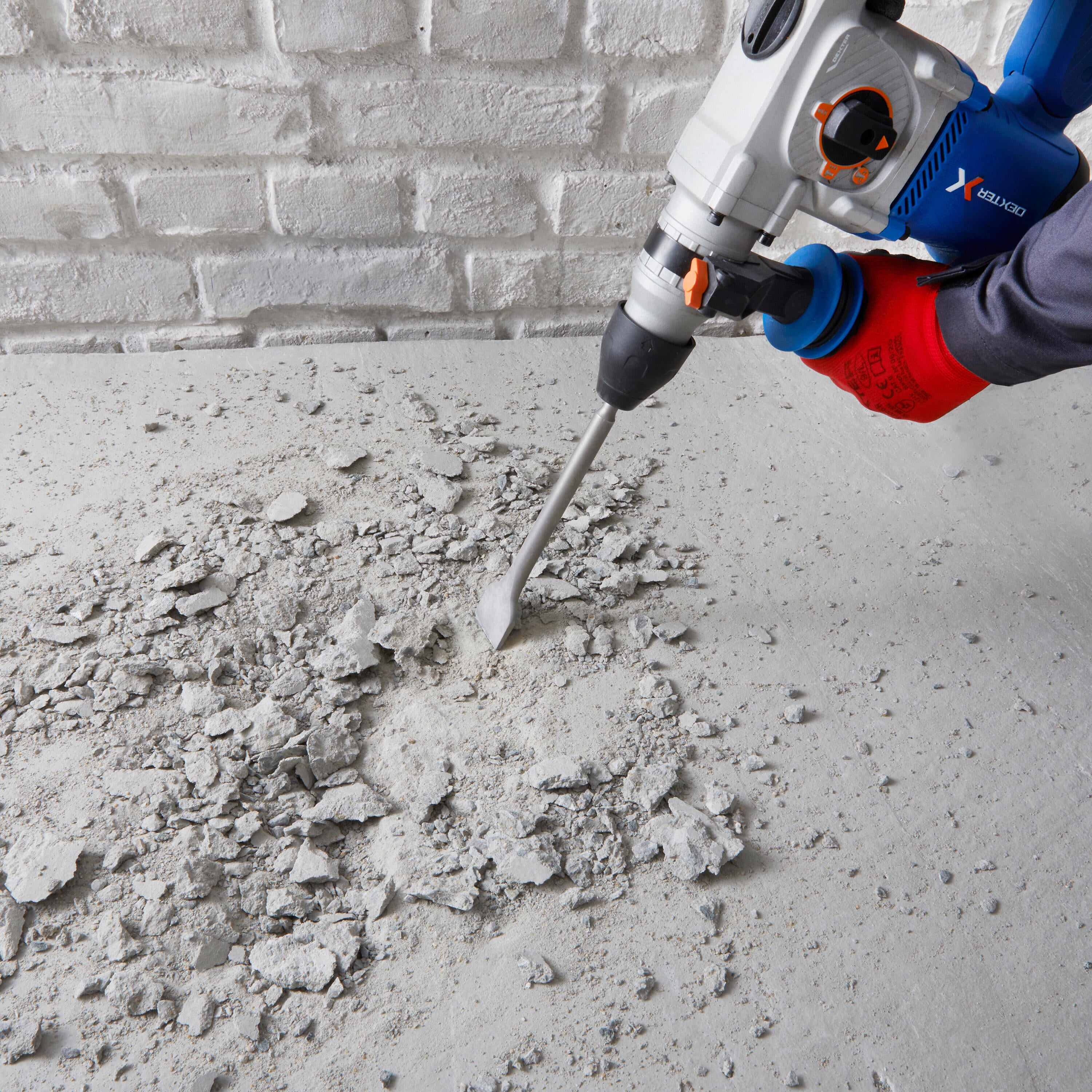 Dłuto płaskie SDS PLUS 40 / 250 mm DEXTER PRO - 2