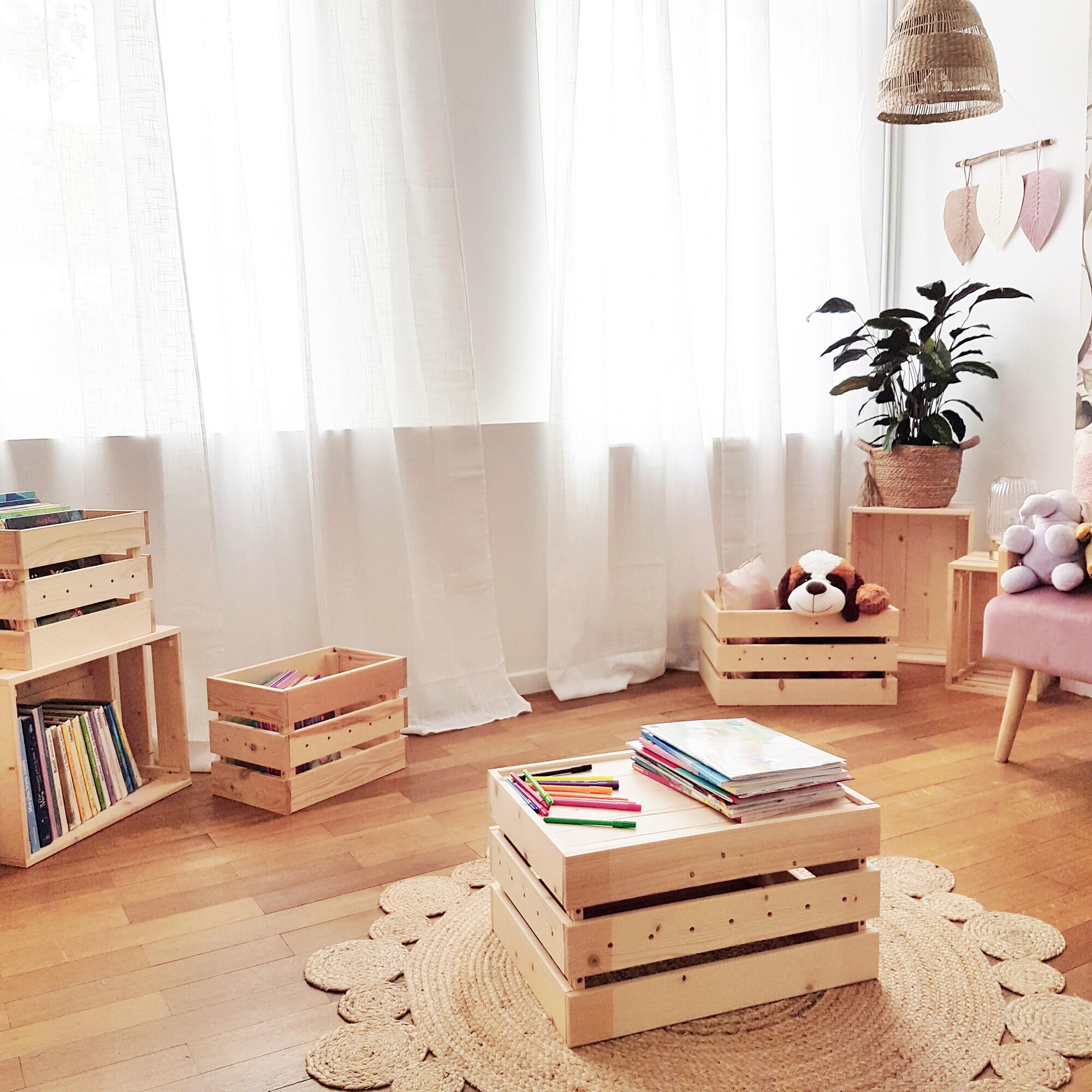 Caja de ordenación de madera ASTIGARRAGA de cm