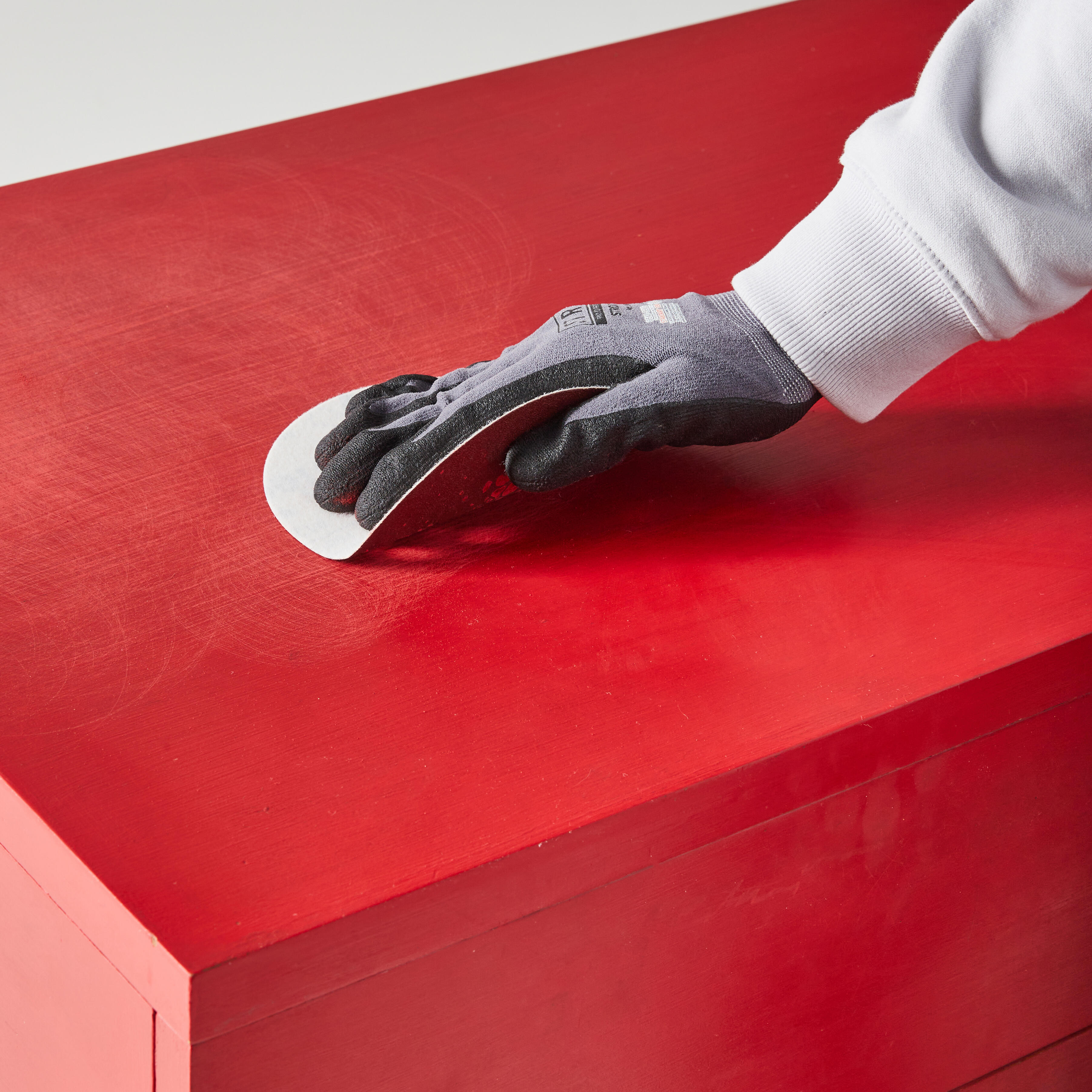 Lot de 10 disques abrasifs  oxyde d'alumine, , l.125 x L.125 mm grain 120 - 4