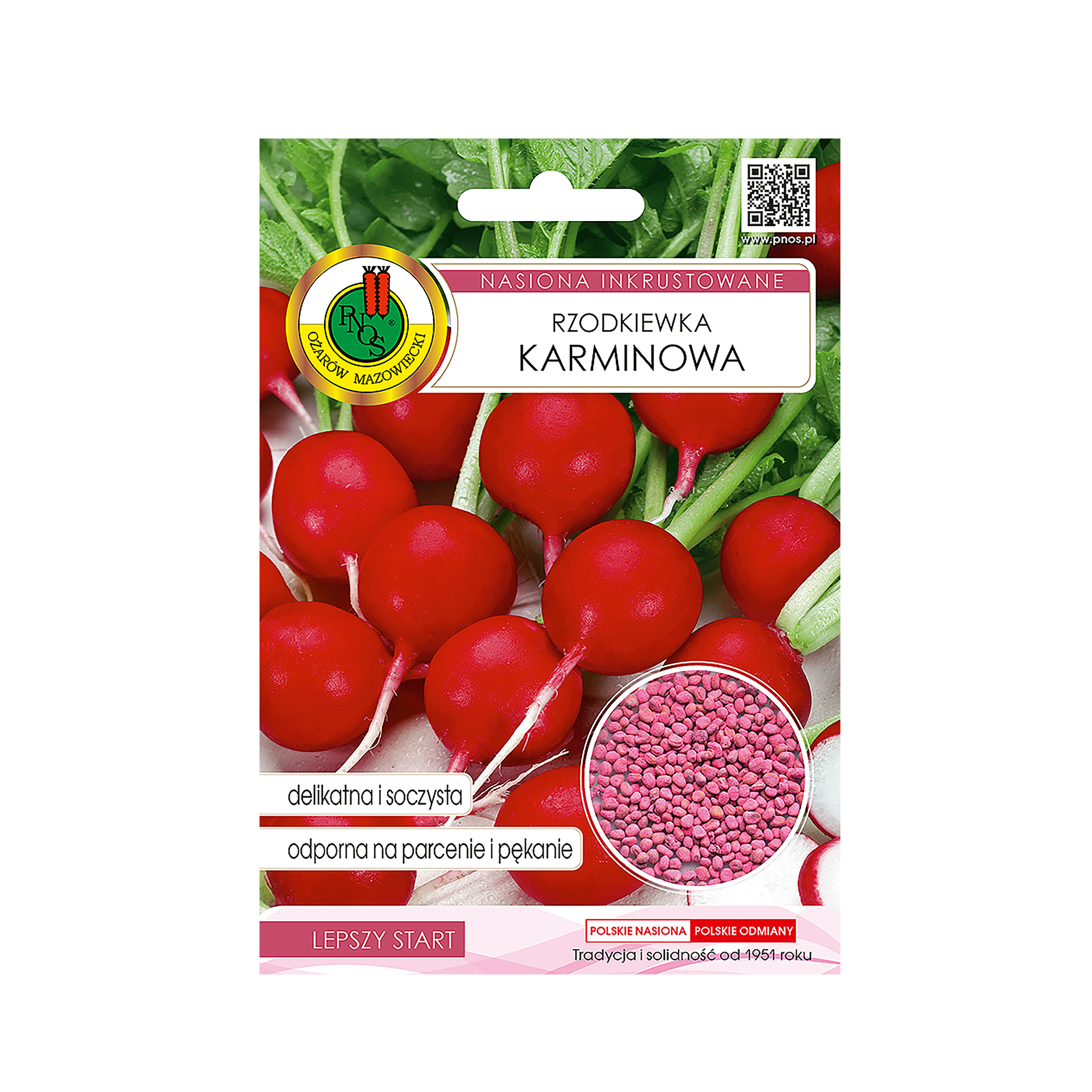 Rzodkiewka Karminowa 10g nasiona tradycyjne Pnos