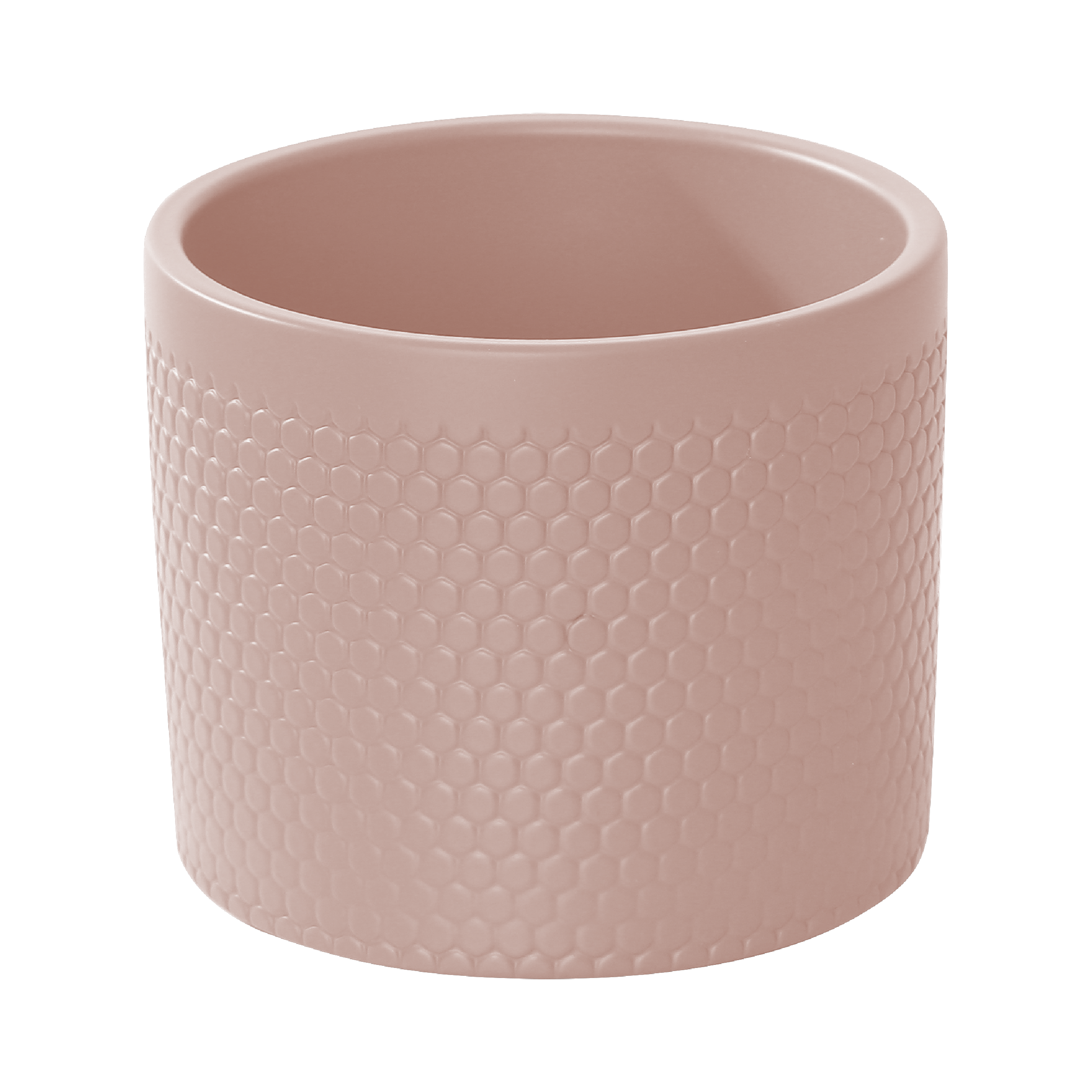Osłonka doniczki ceramiczna Walec 28cm różowa Ceramik