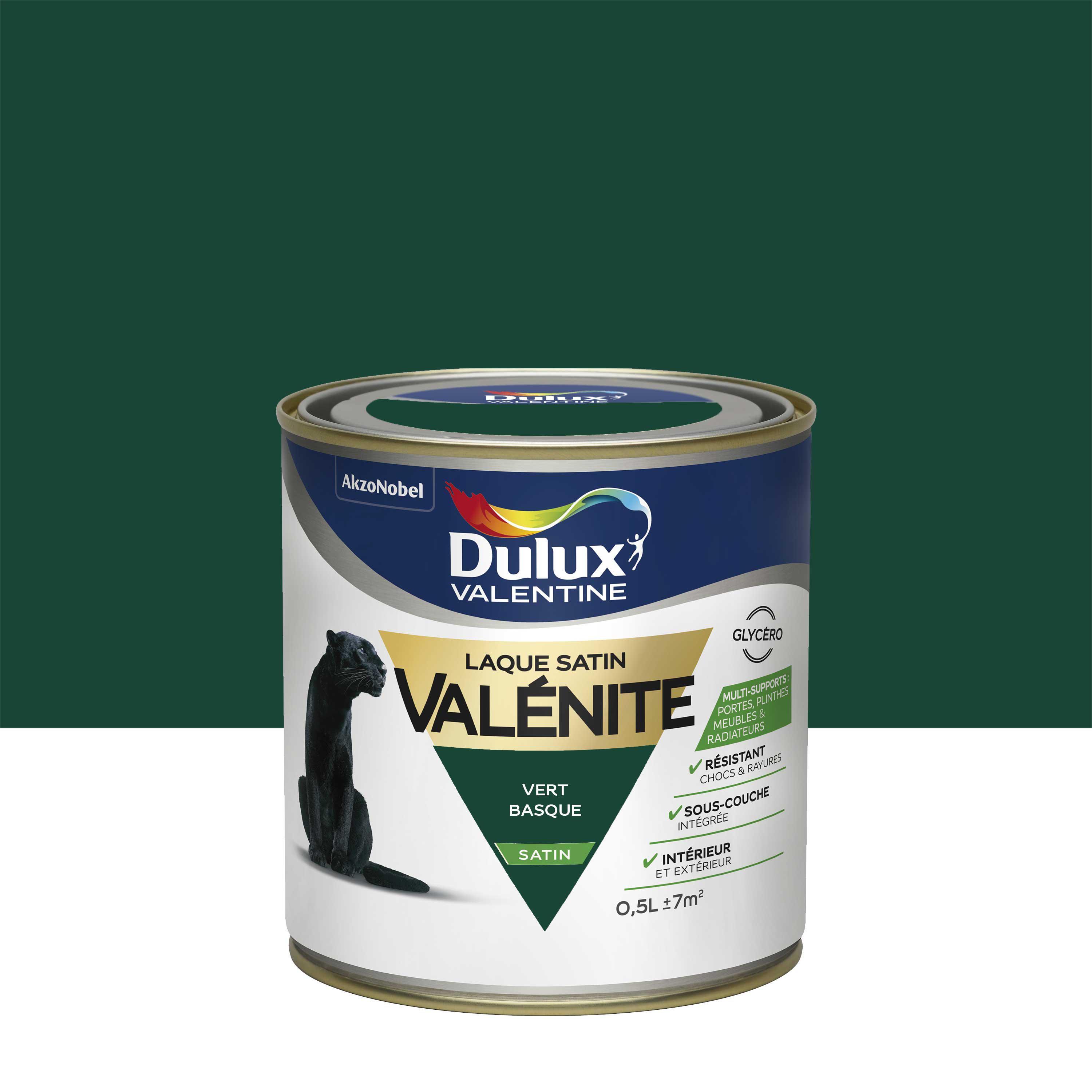 Peinture extérieure bois Ecran + DULUX VALENTINE Vert Basque satiné 2l