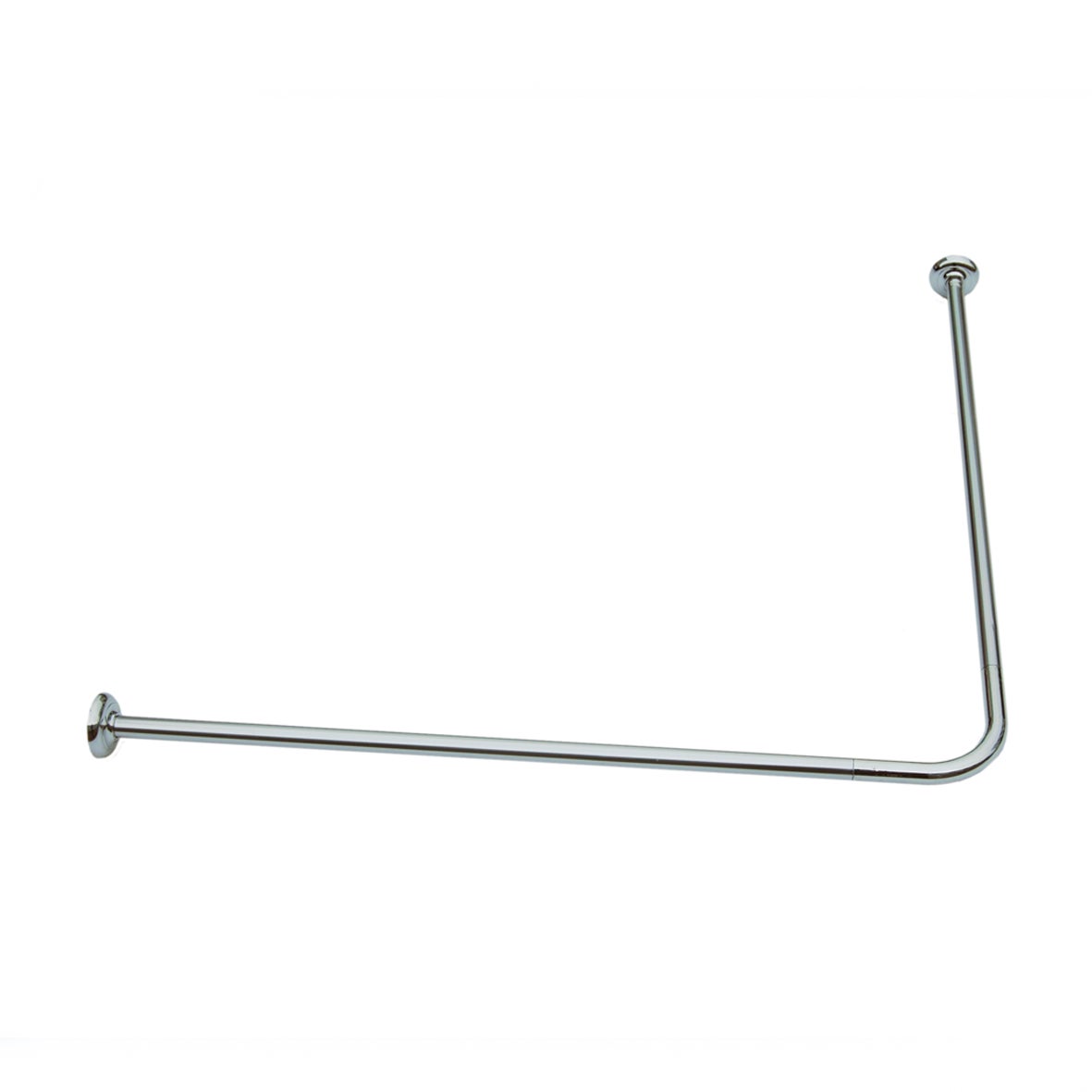 Varão para cortina de duche SENSEA CROMADO ANGULAR 80-90CM - 7
