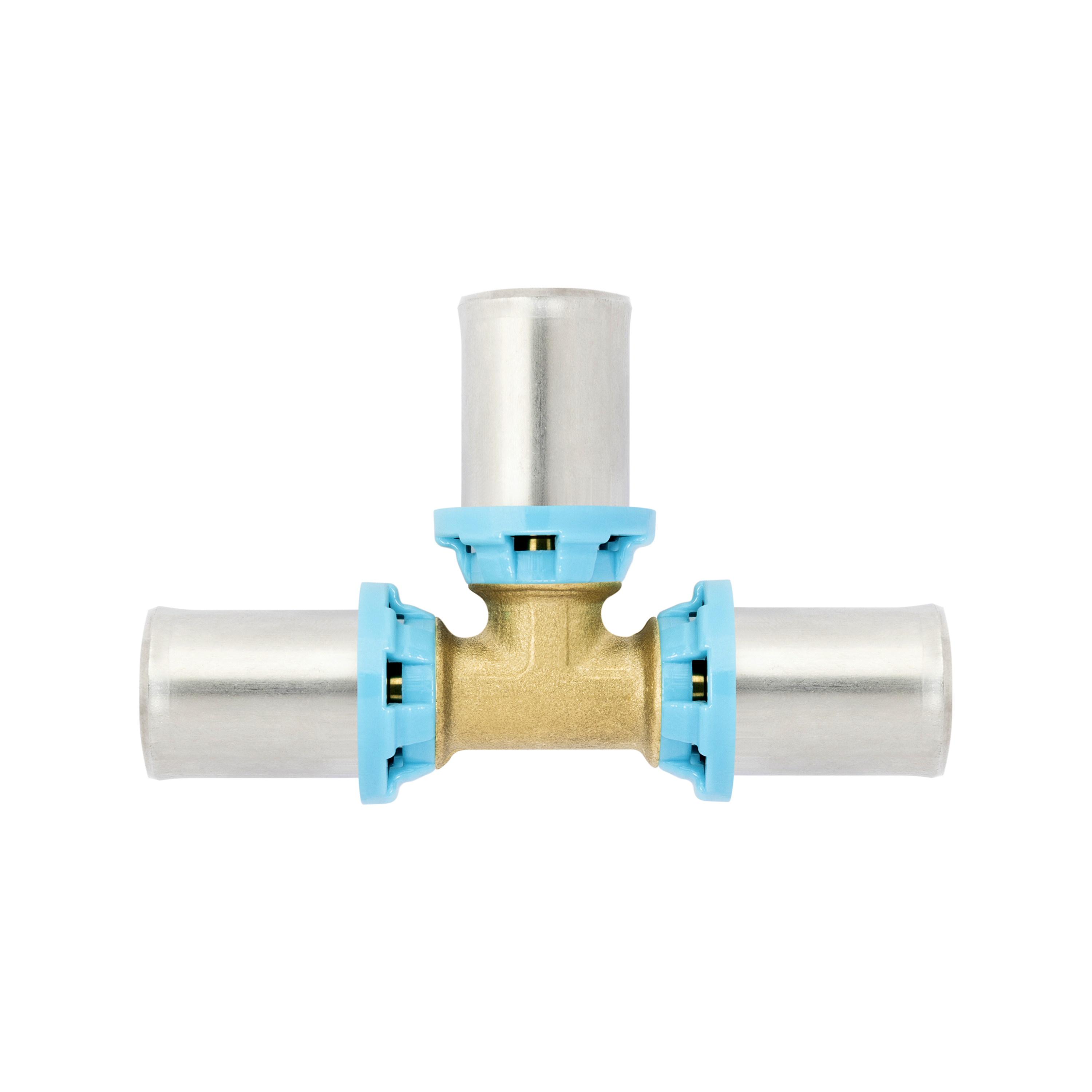 Tee per tubo EQUATION in ottone  ø 16/16/16 mm L 82.6 mm - 5