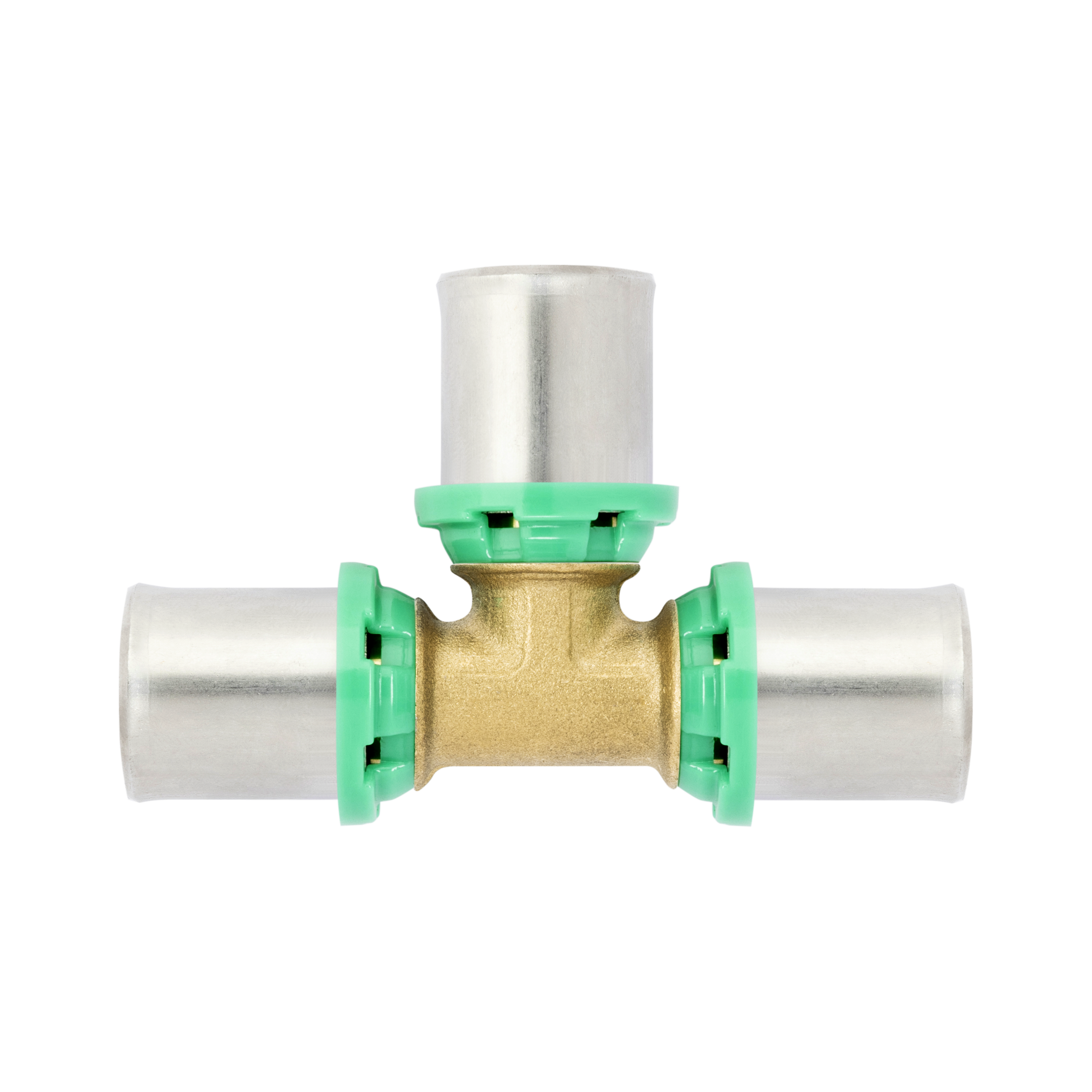 Té pour tuyau multicouche à sertir D.20 mm - 2
