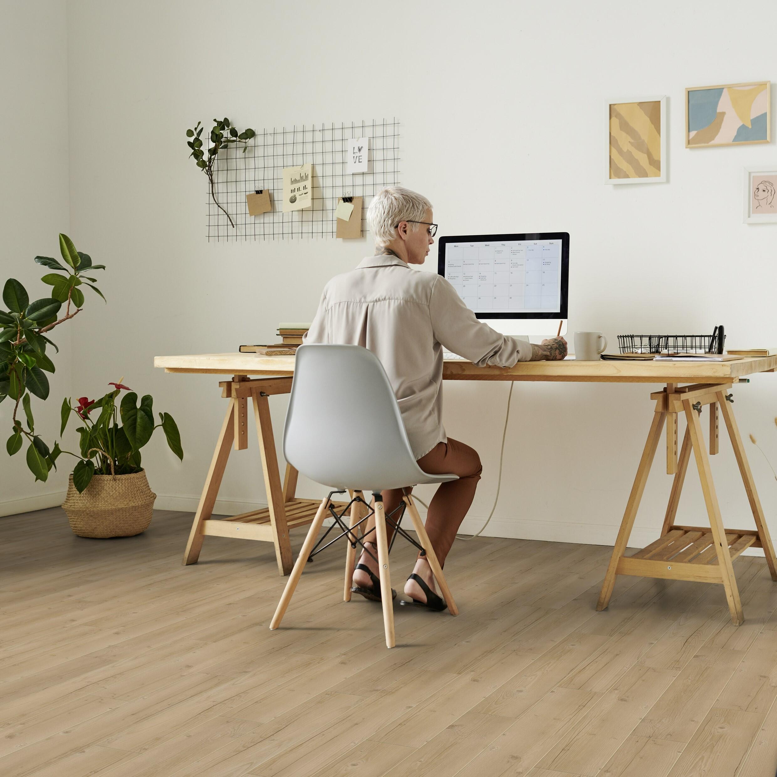 Lame PVC adhésive medio GERFLOR Senso rustic bd oakpine effet bois naturel - 5