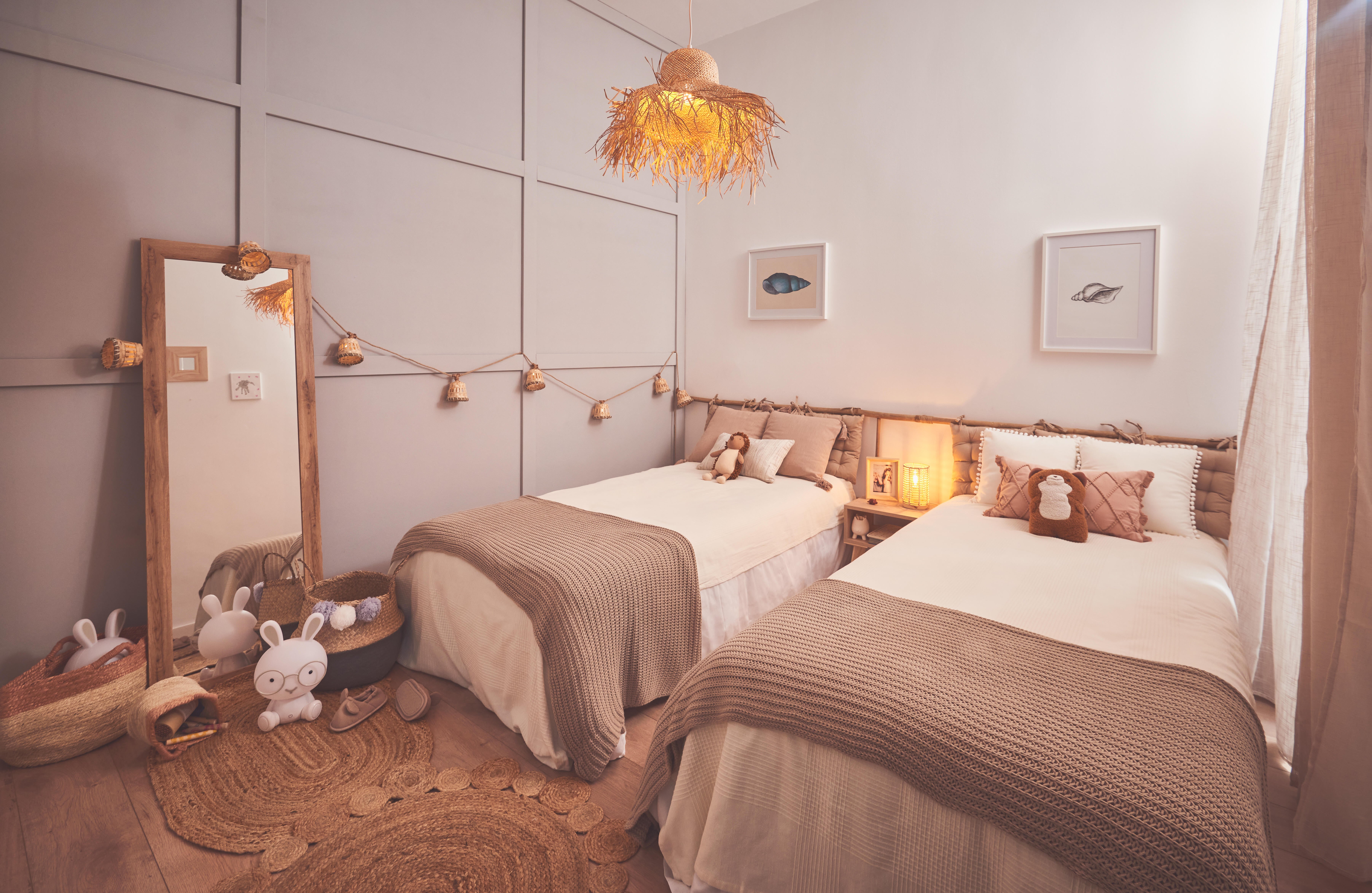 Manta algodón trama rectangular algodón blanco marco overlock y cosido de 150x250 cm - 11