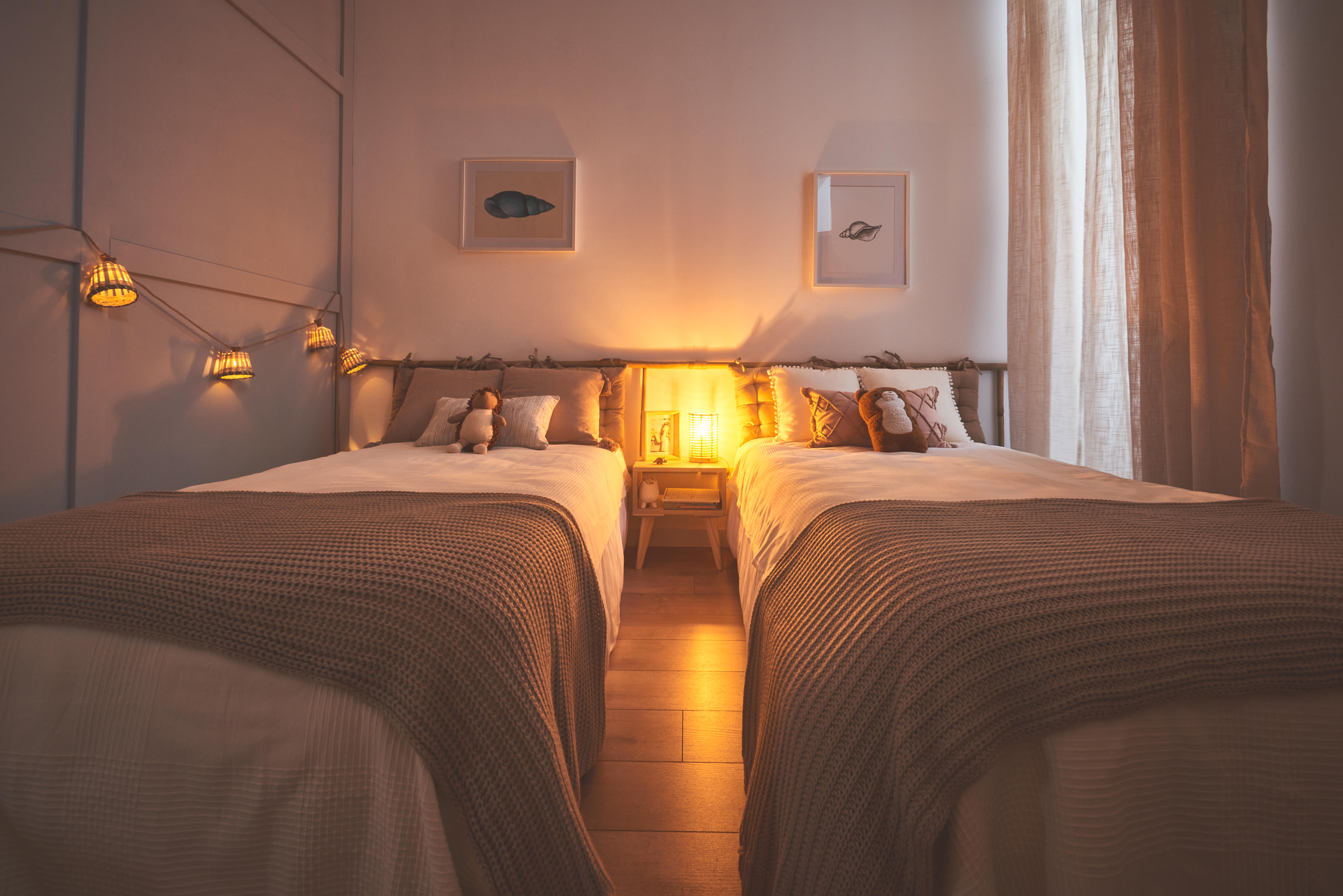 Manta algodón trama rectangular algodón blanco marco overlock y cosido de 150x250 cm - 9