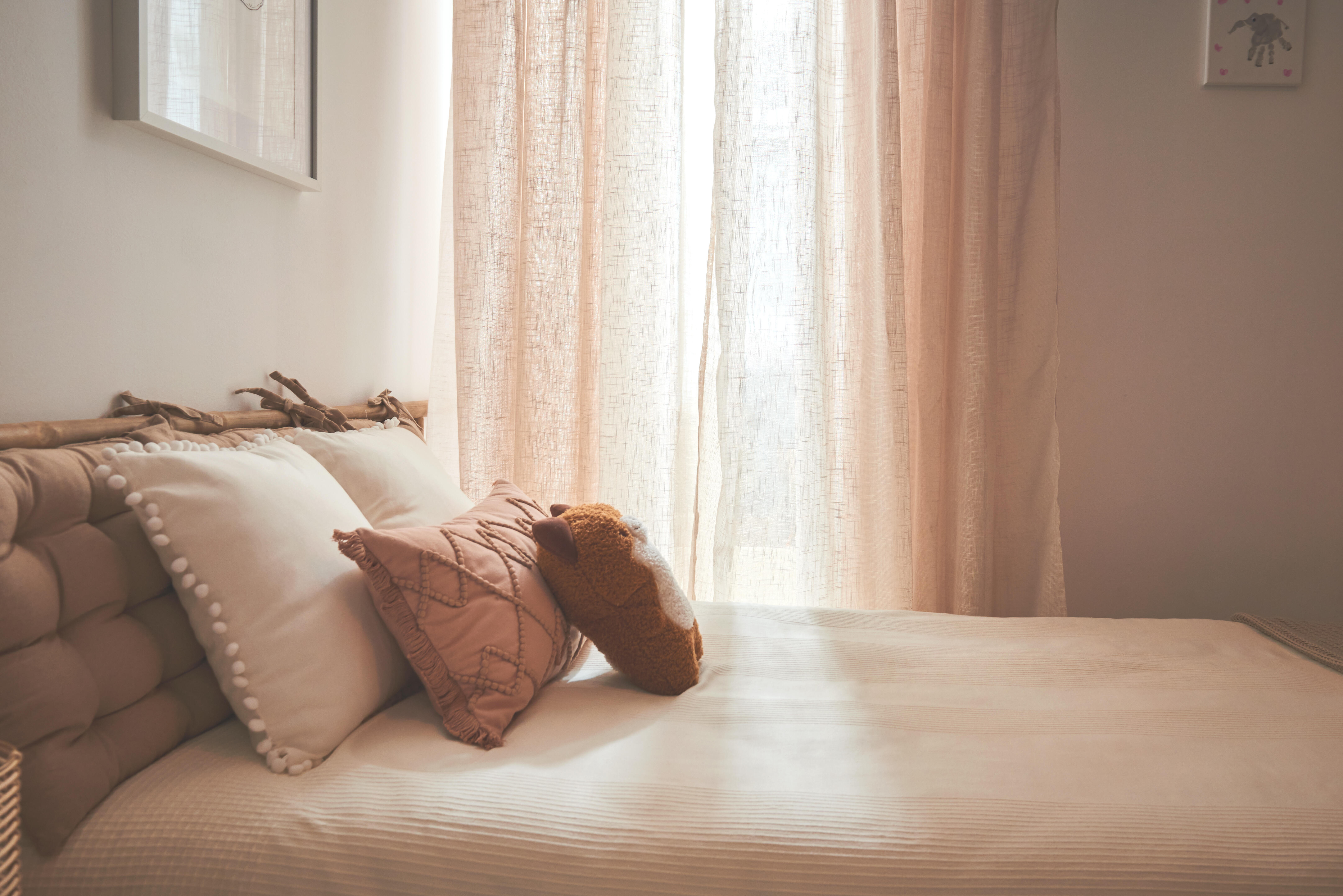 Manta algodón trama rectangular algodón blanco marco overlock y cosido de 150x250 cm - 4