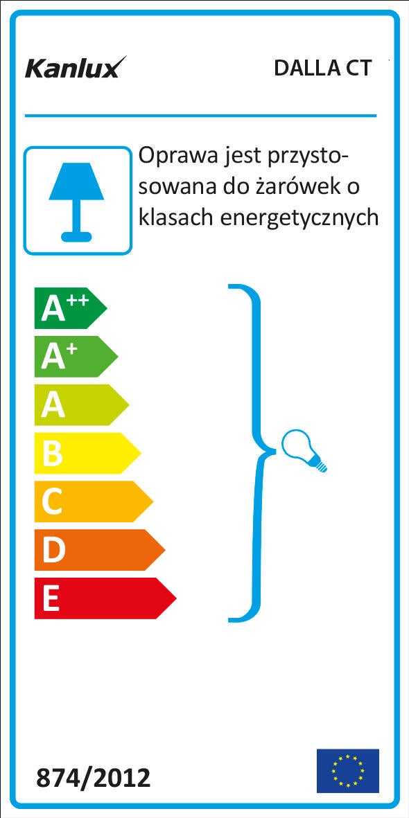Oprawa stropowa oczko DALLA IP20 biała GX5.3 KANLUX - 5