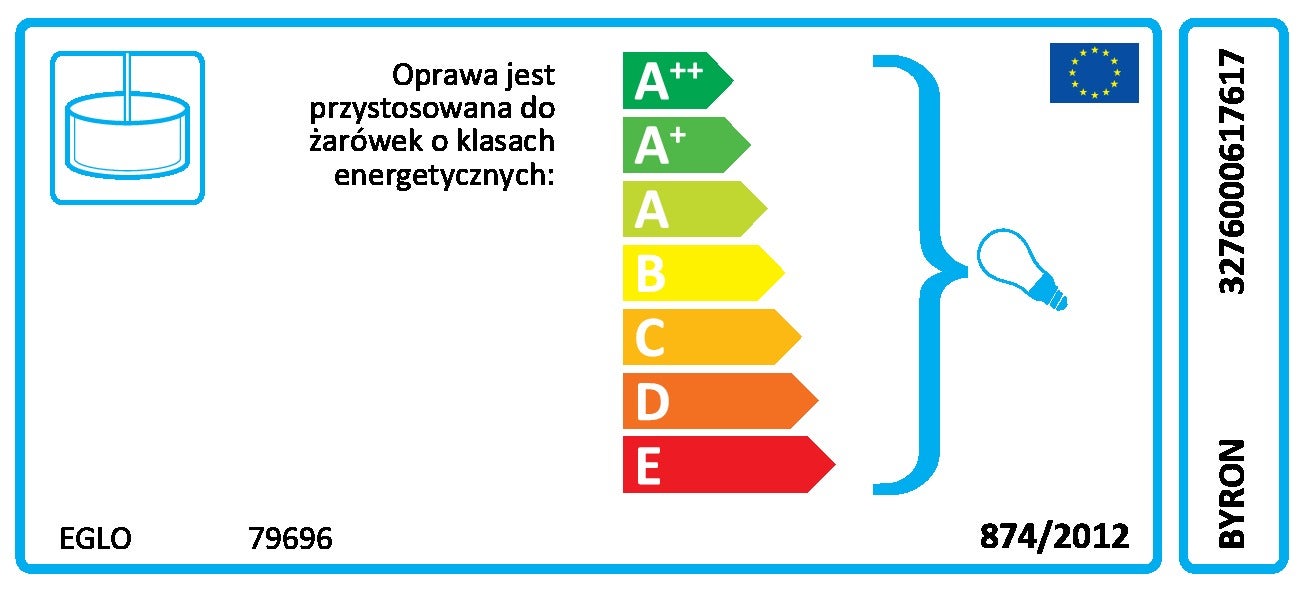 Lampa wisząca Byron miedziana E27 Inspire - 5