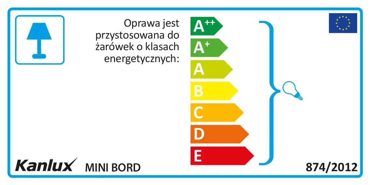 Oprawa stropowa MINI BORD DLP-50-W IP20 biała okrągła GU10 KANLUX - 8