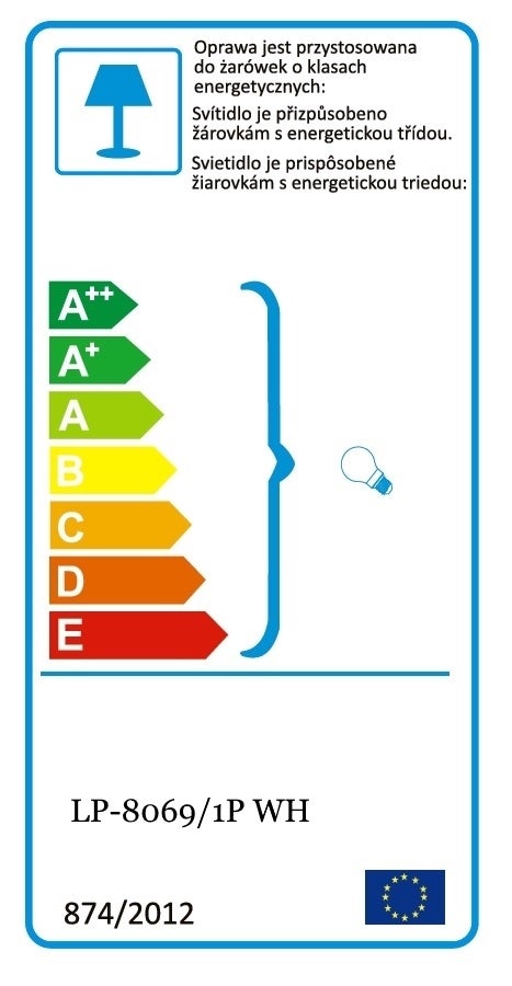 Lampa wisząca Reus biała E27 Light Prestige - 10