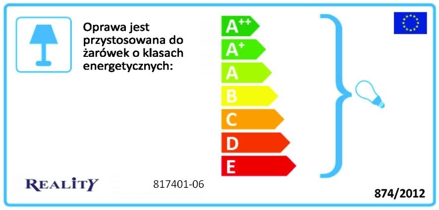 Reflektorek LORIS chrom E14 REALITY - 6