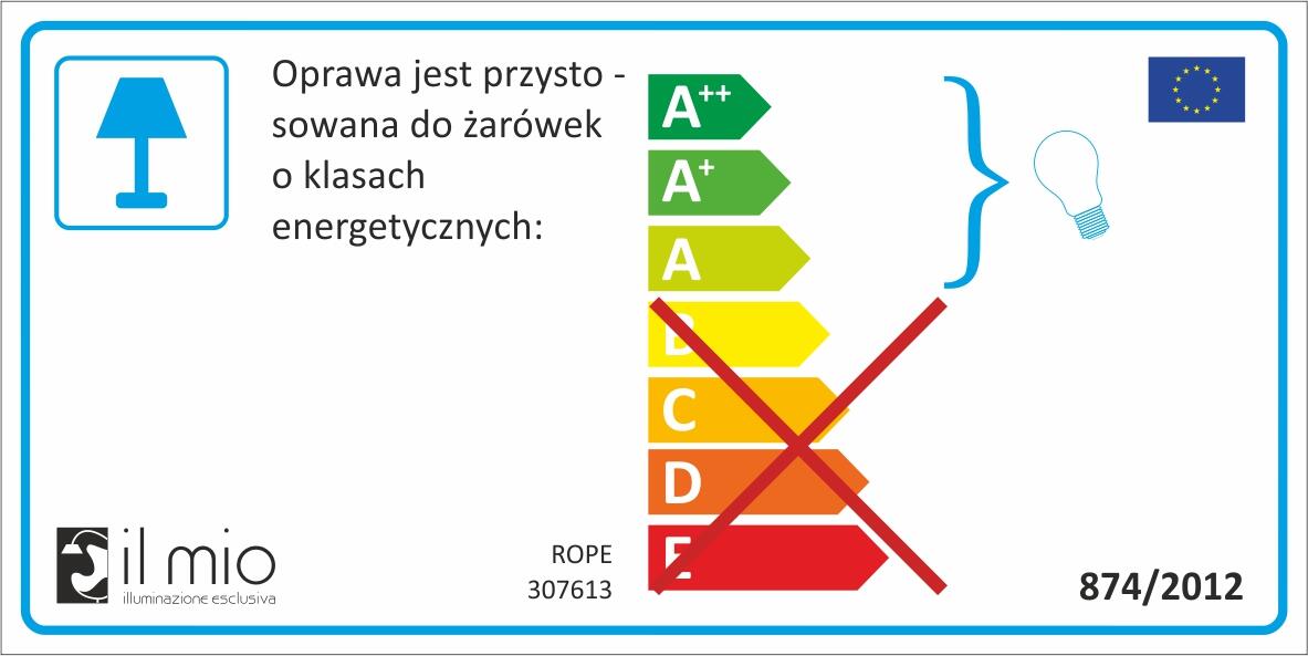 Lampa wisząca Rope brązowa E27 Il Mio - 4