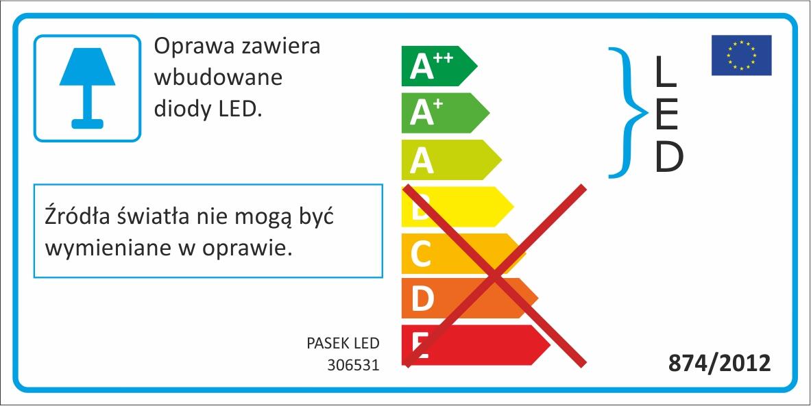 Taśma LED IP65 2750lm barwa ciepła POLUX - 30