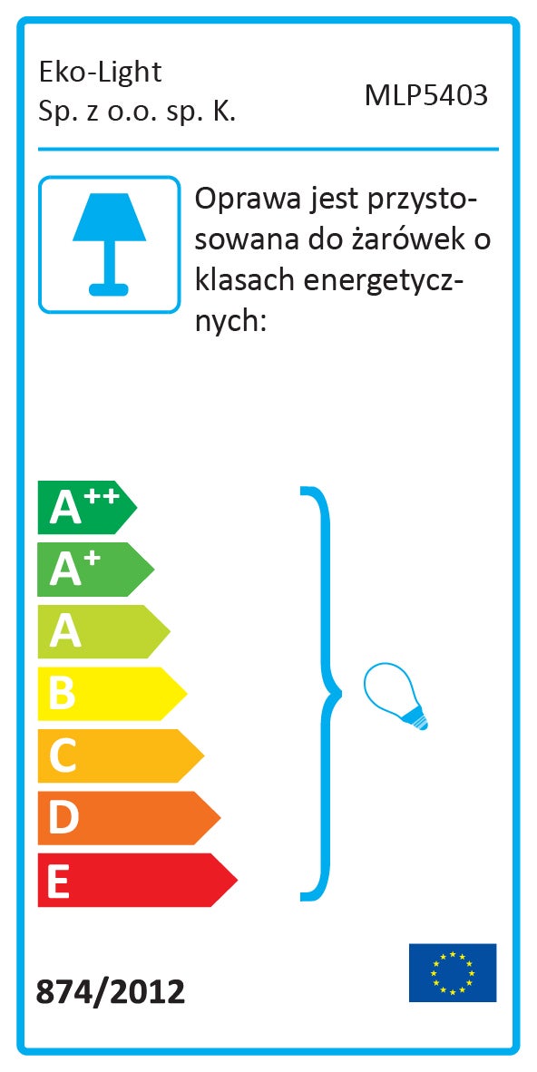 Lampa wisząca Vidar czarna GU10 Eko-Light - 6