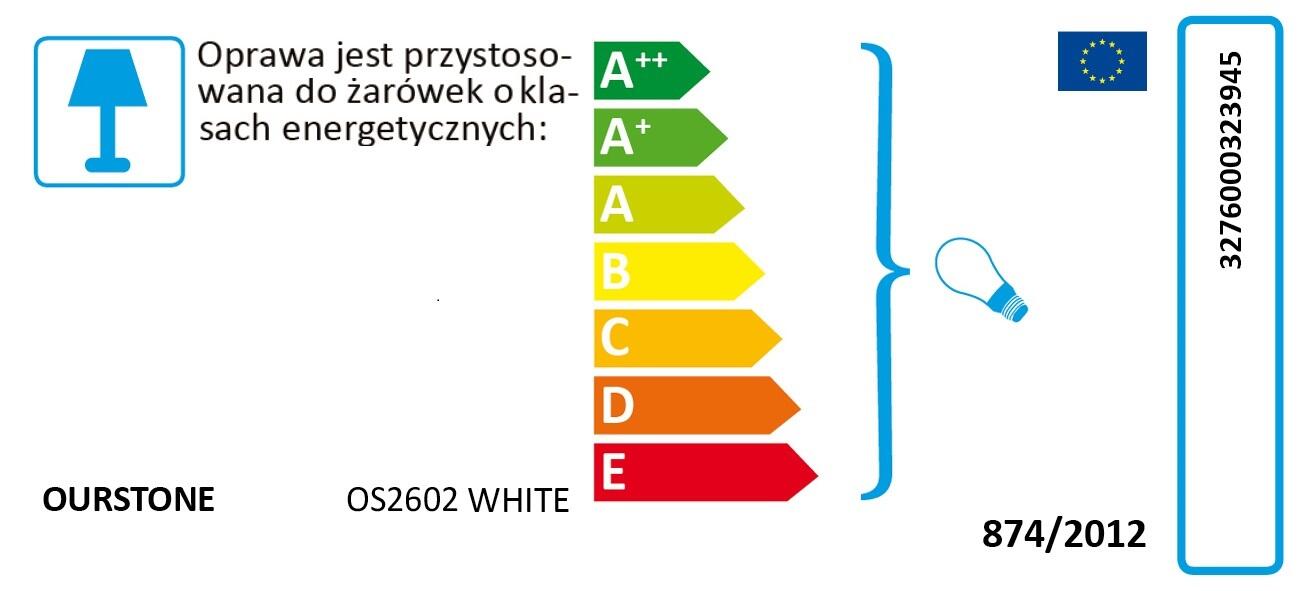 Oprawa z klatką IP44 biała okrągła E27 INSPIRE - 4