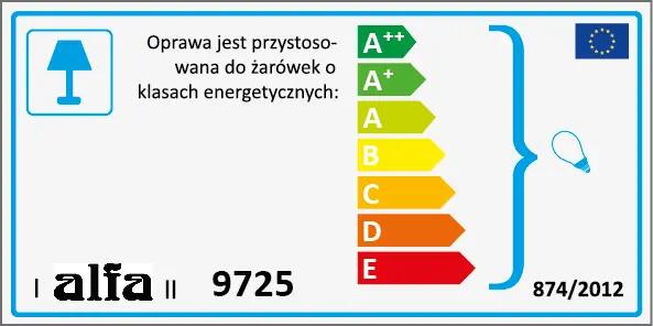 Lampa wisząca Fotyn biała E27 Alfa - 5
