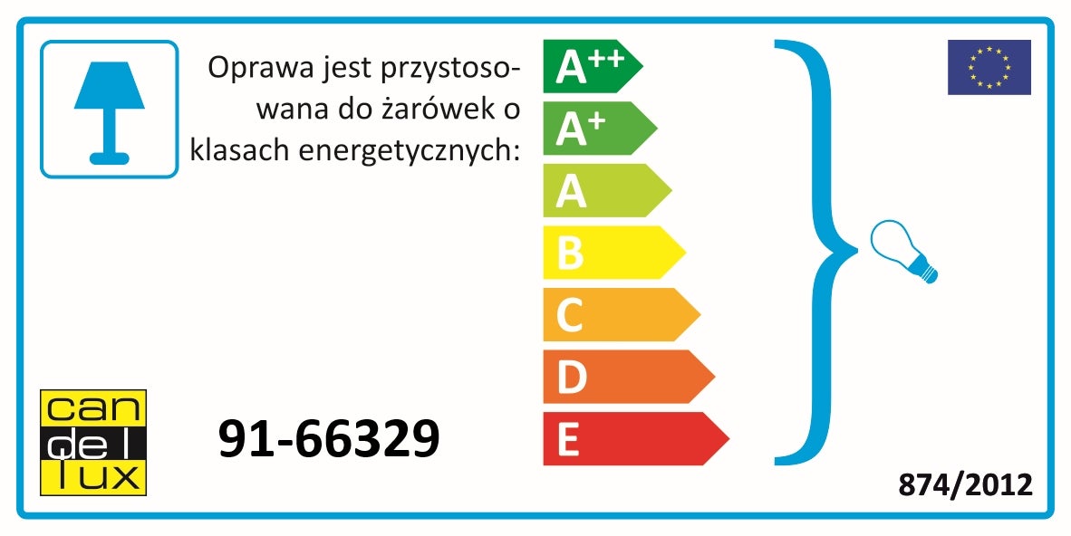 Reflektorek ACROBAT czarno-złoty E14 CANDELLUX - 5