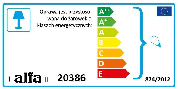 Lampa sufitowa Orlean srebrna 6 x E14 Alfa - 4