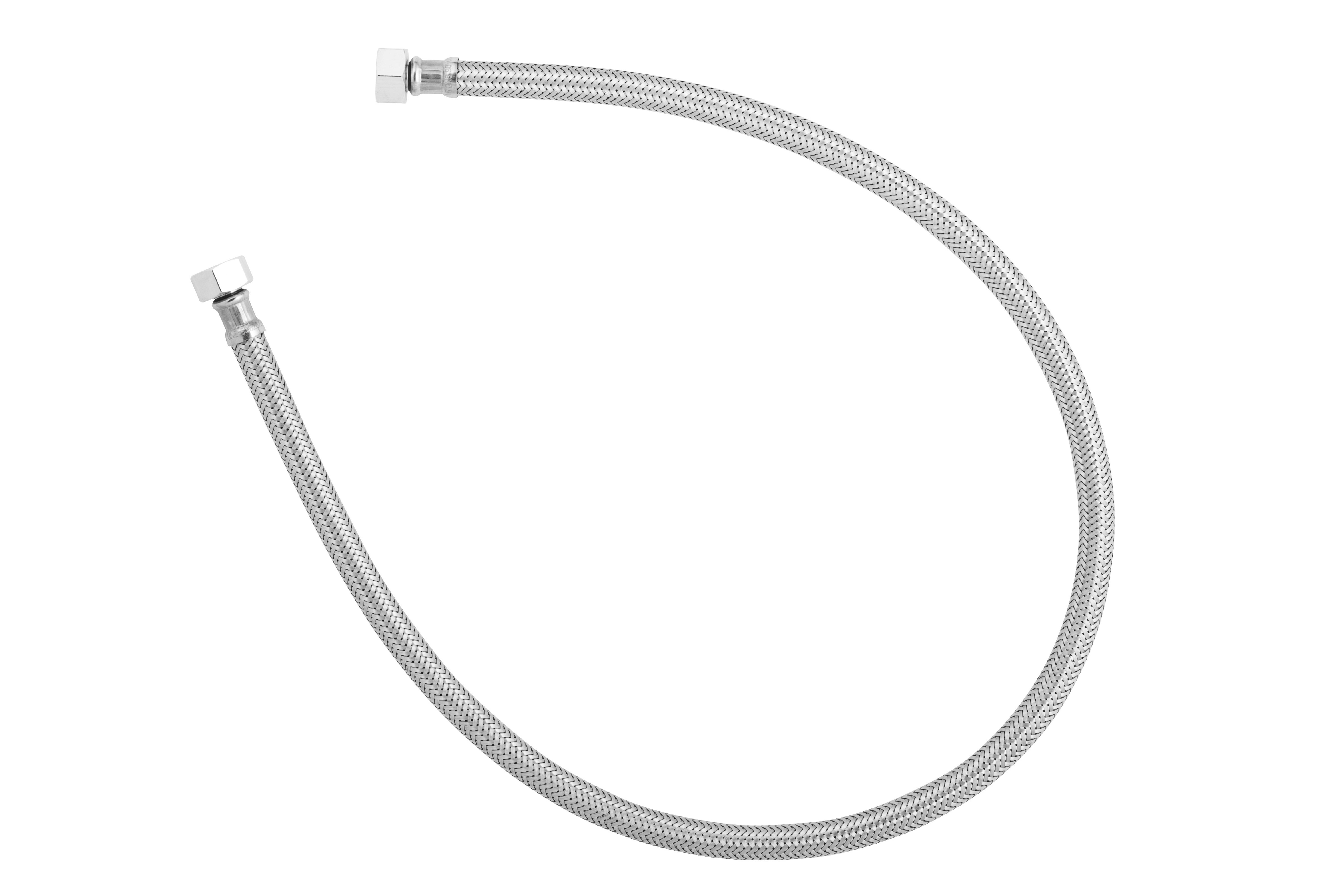 Latiguillo equation 80cm h3/8-h3/8 dn8 inox