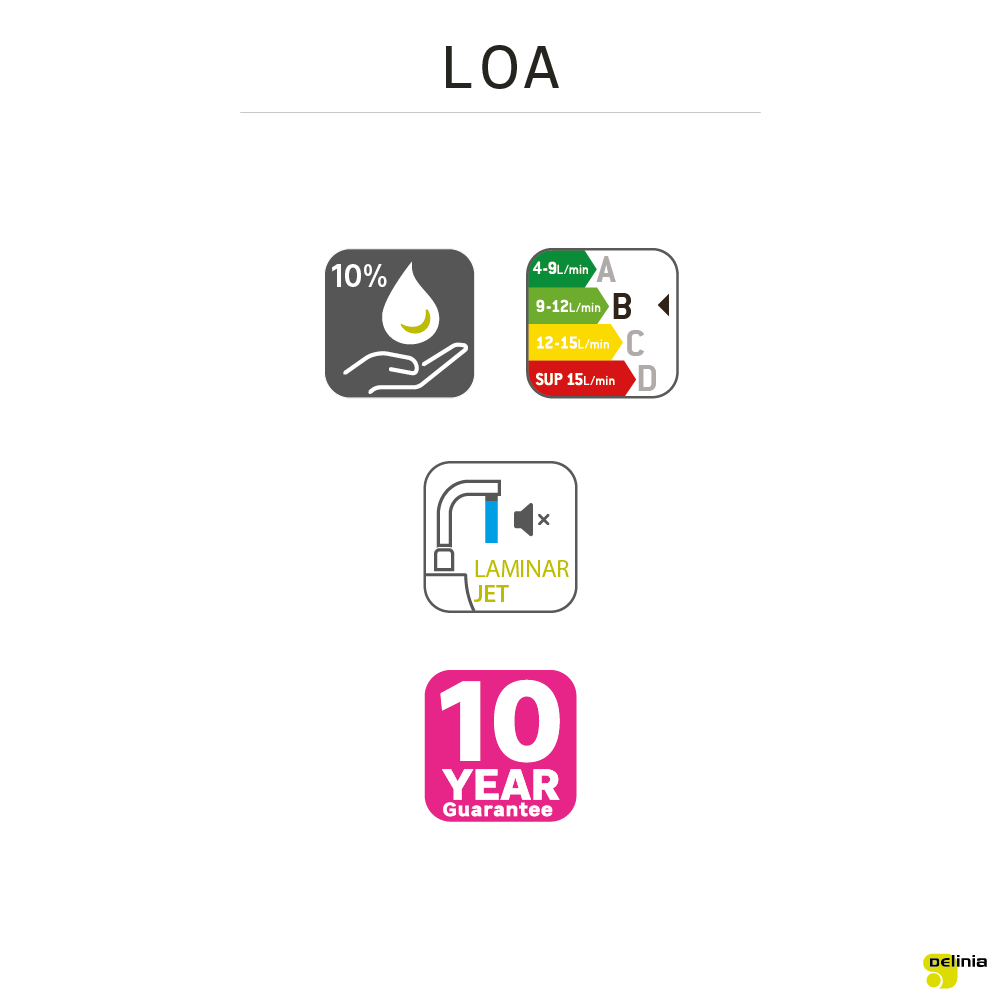 Robinet de cuisine DELINIA Loa Finition Inox - 5