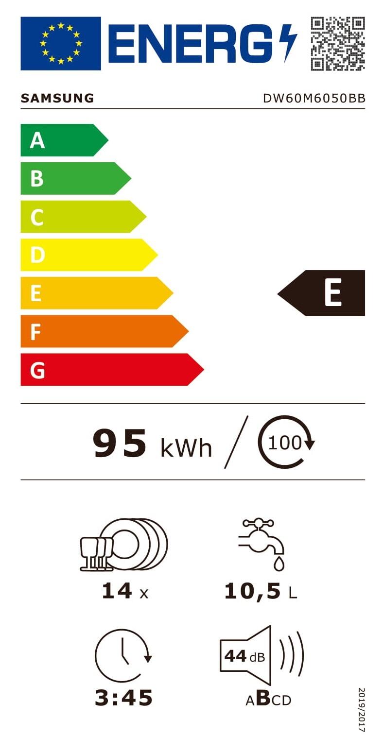 Zmywarka do zabudowy DW60M6050BB/EO Samsung - 11