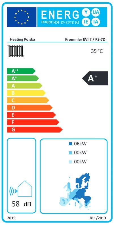 Pompa ciepła powietrzno-wodna MONOBLOK EVI 7kW KROMMLER - 2
