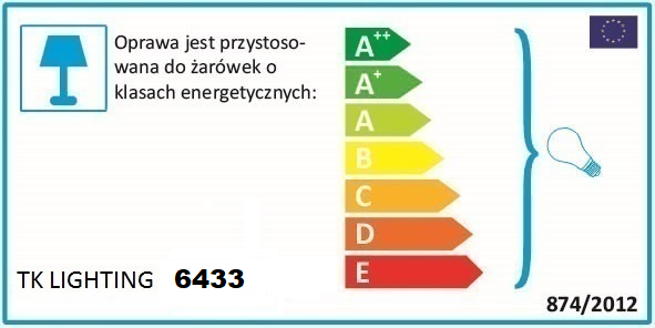 Lampa wisząca Tercio zielono-złota 3 x E27 TK Lighting - 8