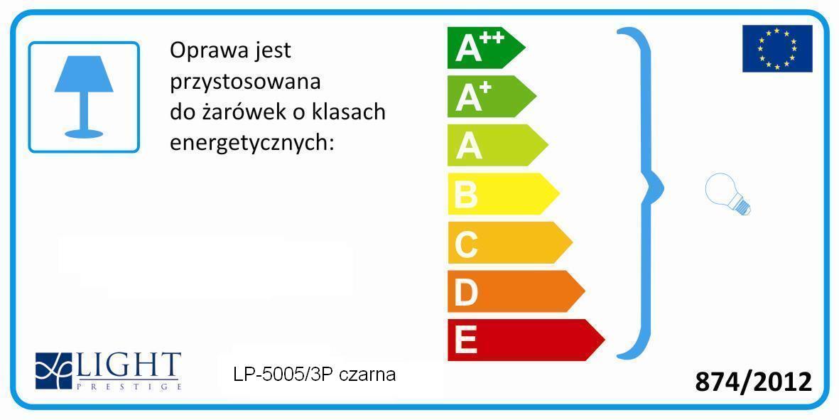 Lampa wisząca Mona czarna E14 Light Prestige - 9
