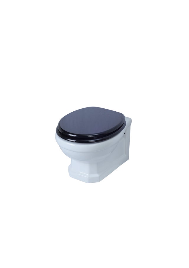 Vaso WC sospeso SENSEA charm, sedile incluso P 36.5 x L 38 x H 36.5 cm bianco