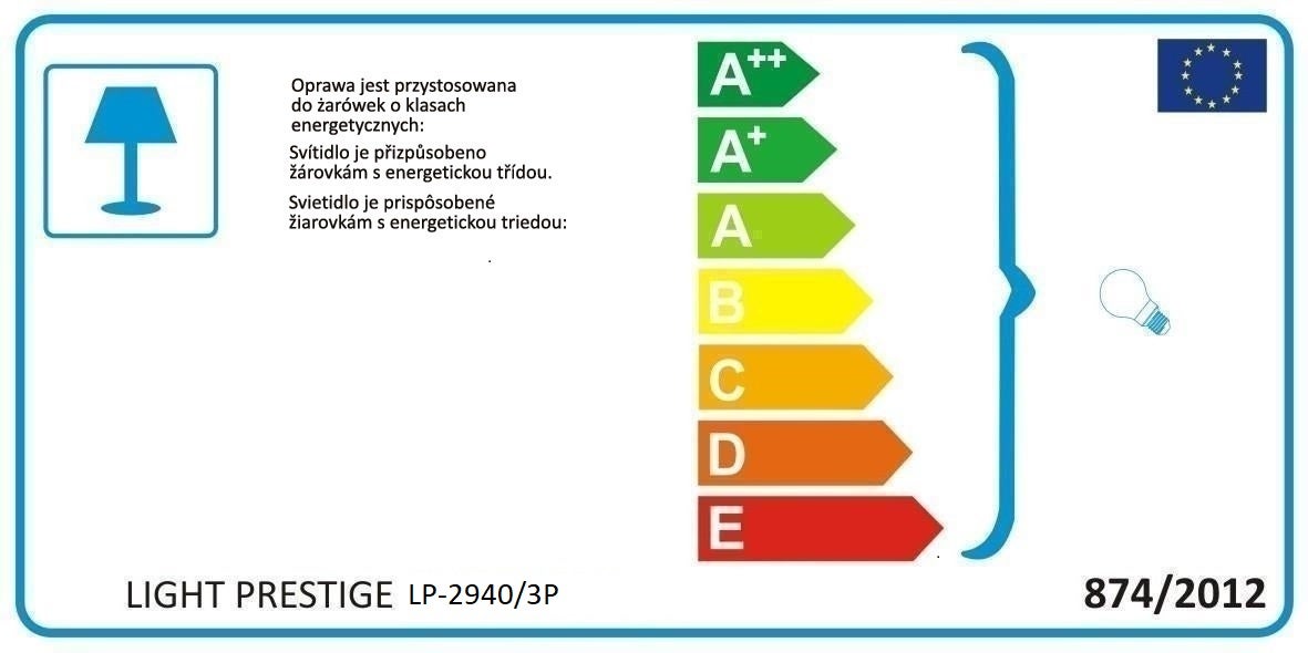 Żyrandol Cristallo transparentny E14 Light Prestige - 5
