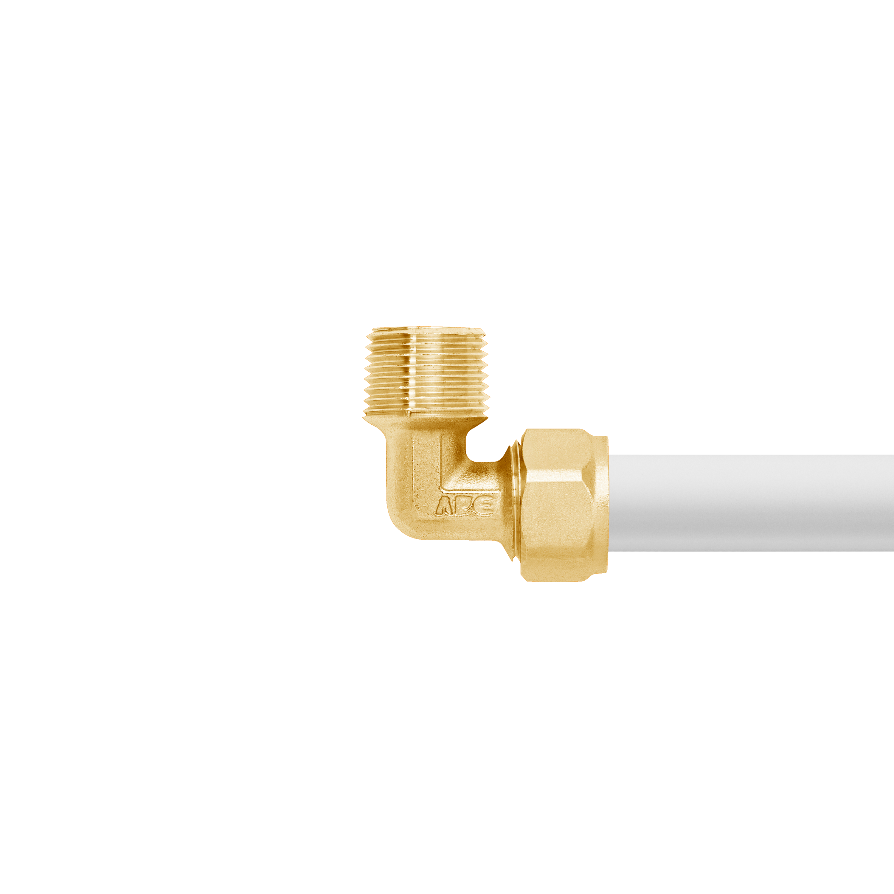 Curva per tubo 90° EQUATION in ottone M1/2
