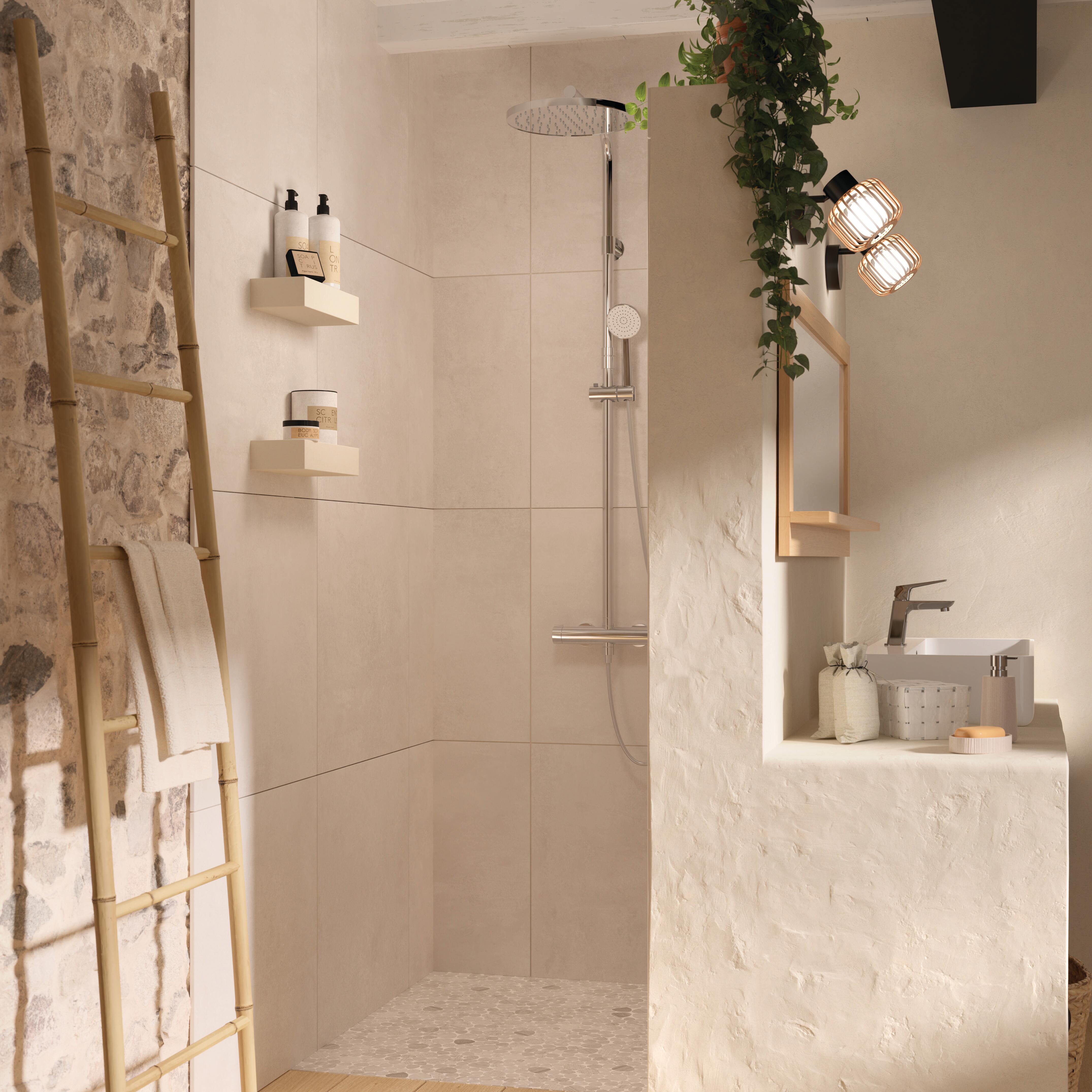 Colonna doccia con miscelatore Essential Sensea con rubinetto manuale cromo - 3