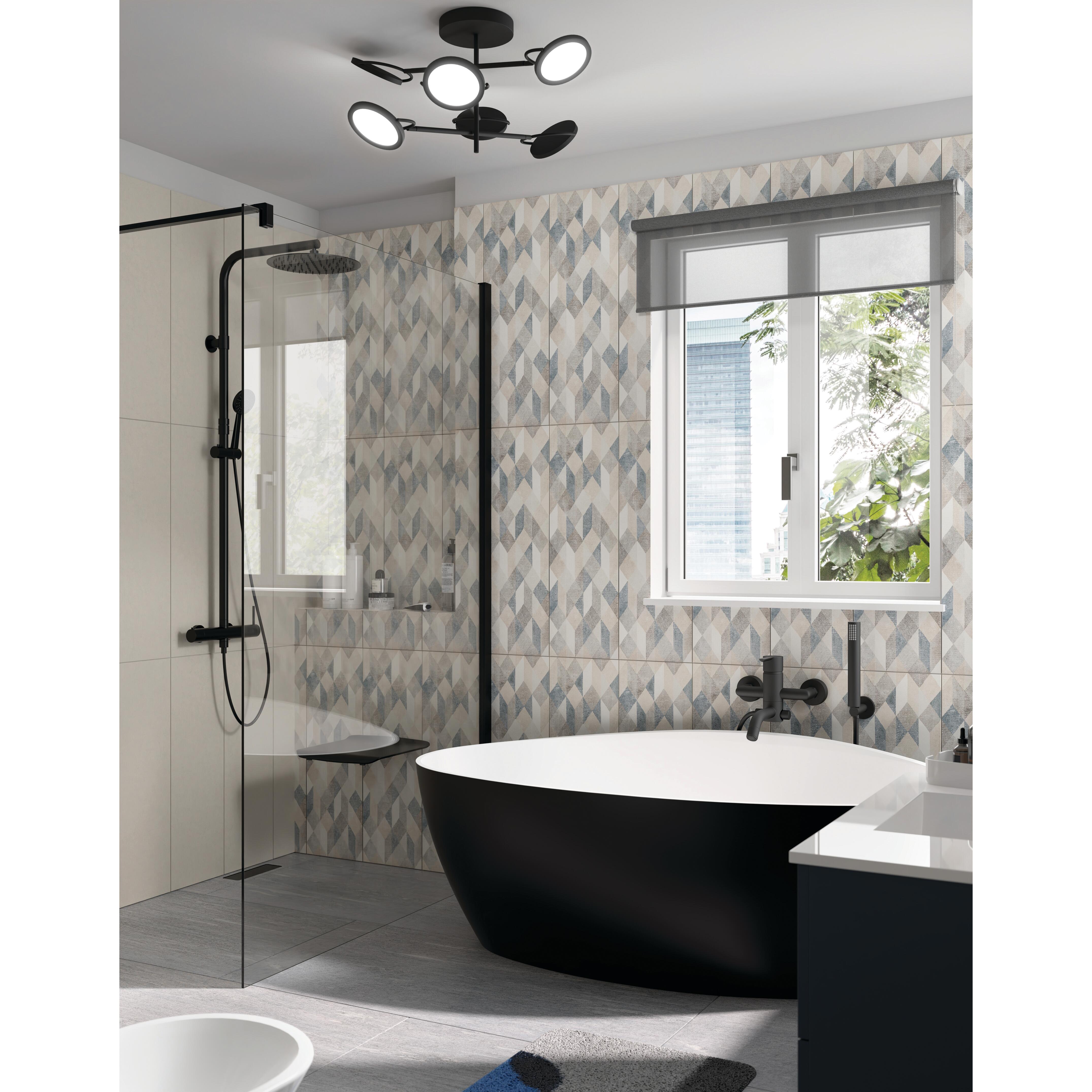 Colonna doccia con miscelatore Tayrona Nero opaco - 2