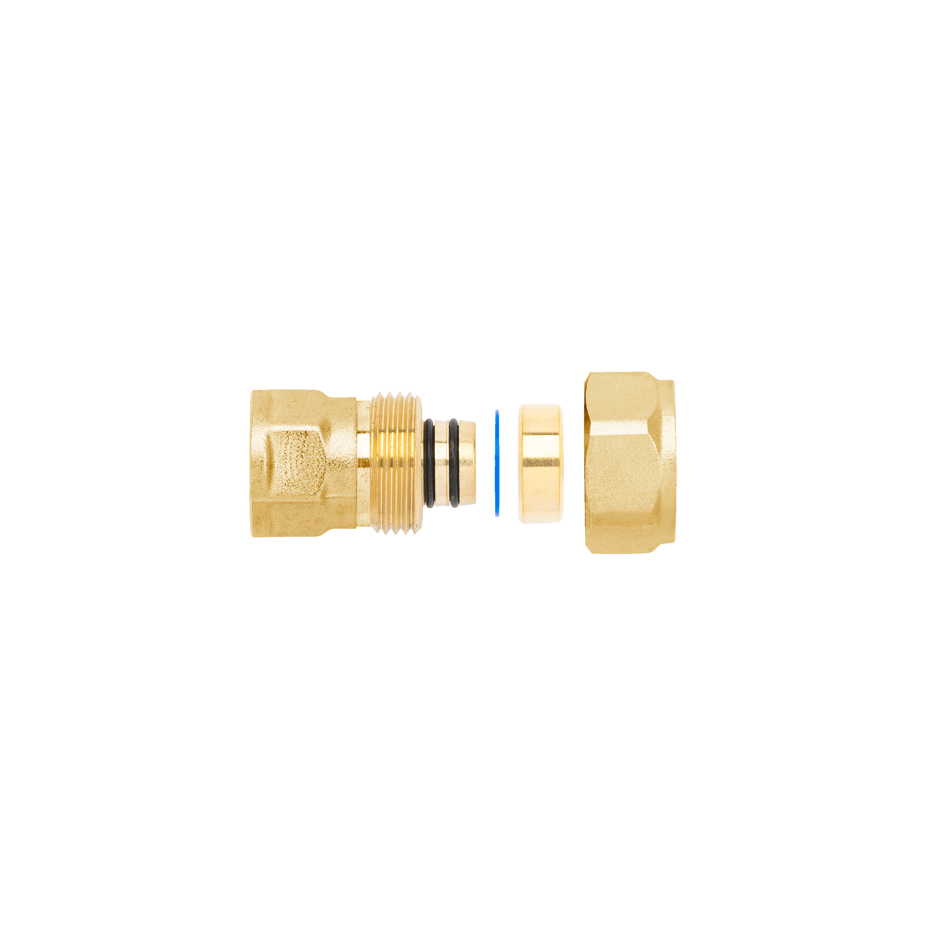 Raccordo per tubo 180° EQUATION in ottone F1/2