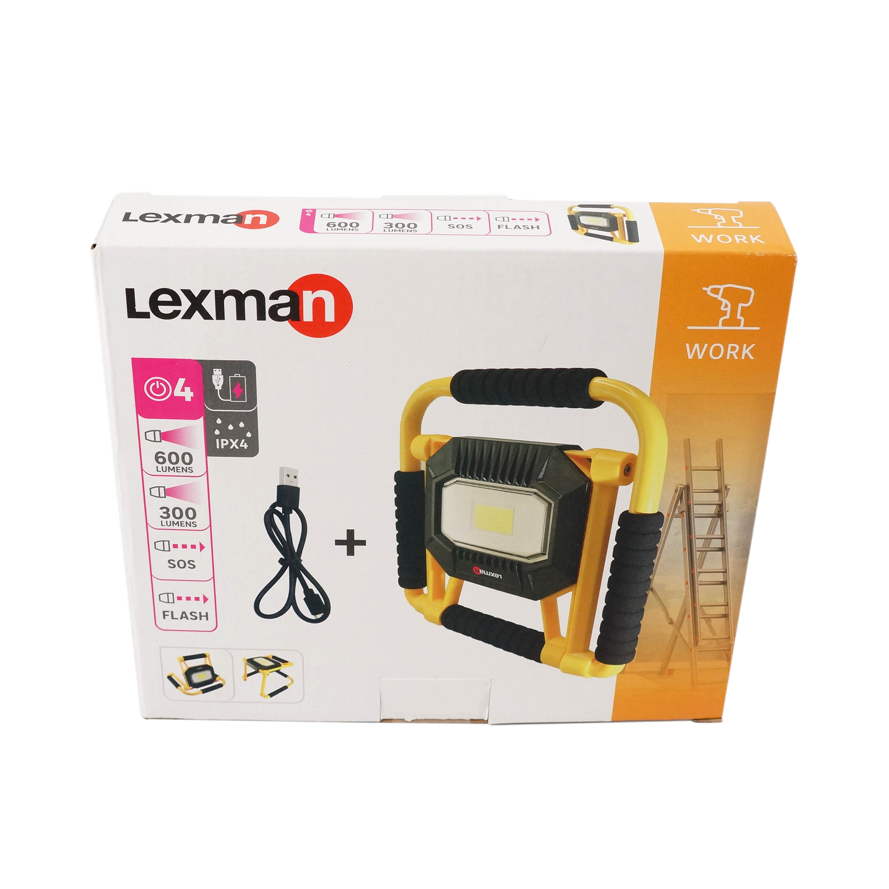 Projecteur rechargeable 300LM, Lexman - 10